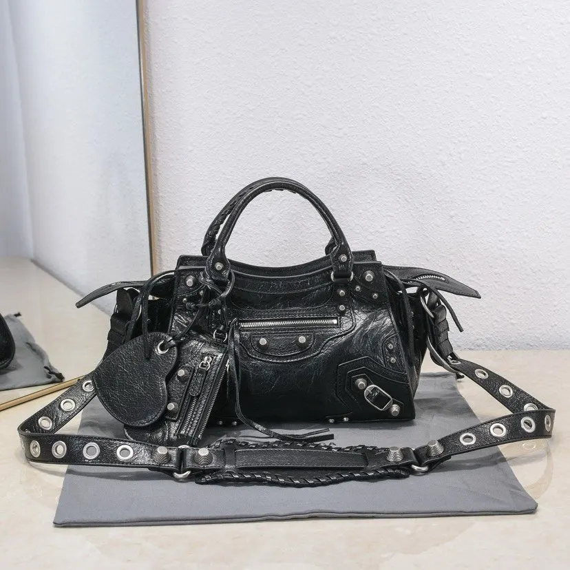 Balenciaga Le City 黑色 羊皮 手提包 經典手提款