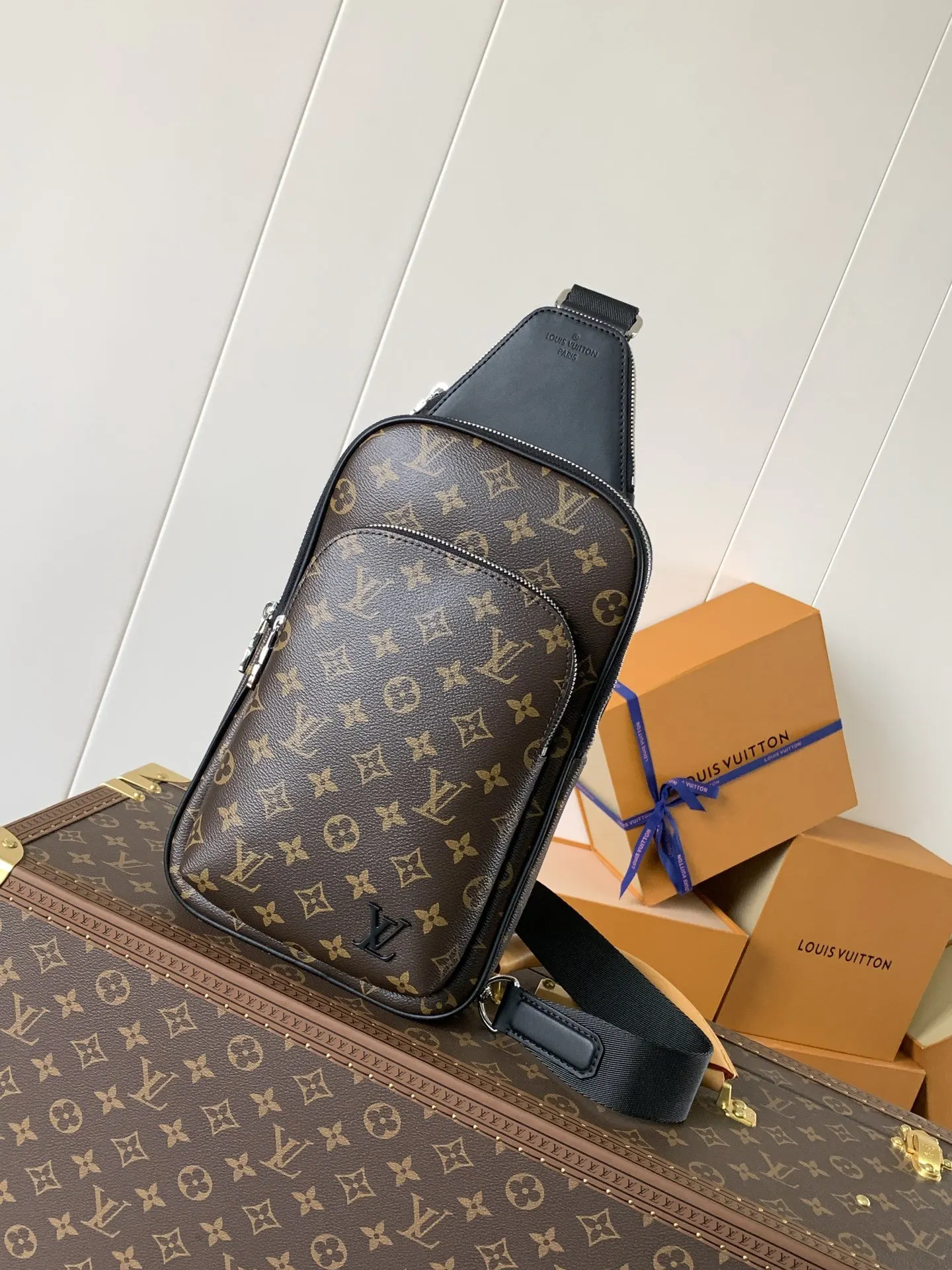 LV 老花 牛皮 单肩包 日常单肩背款
