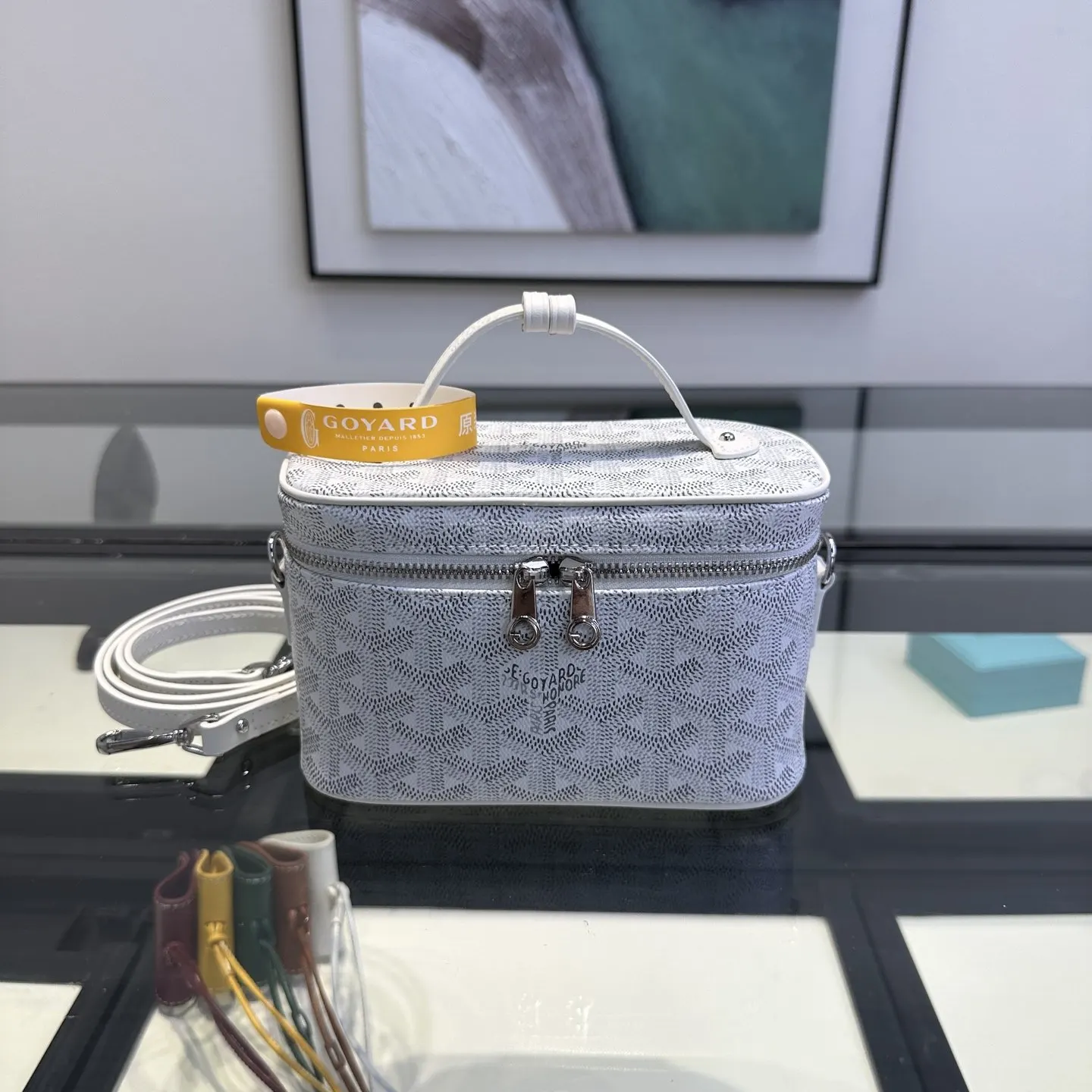 Goyard 白色 小牛皮 收納包 旅行收納款