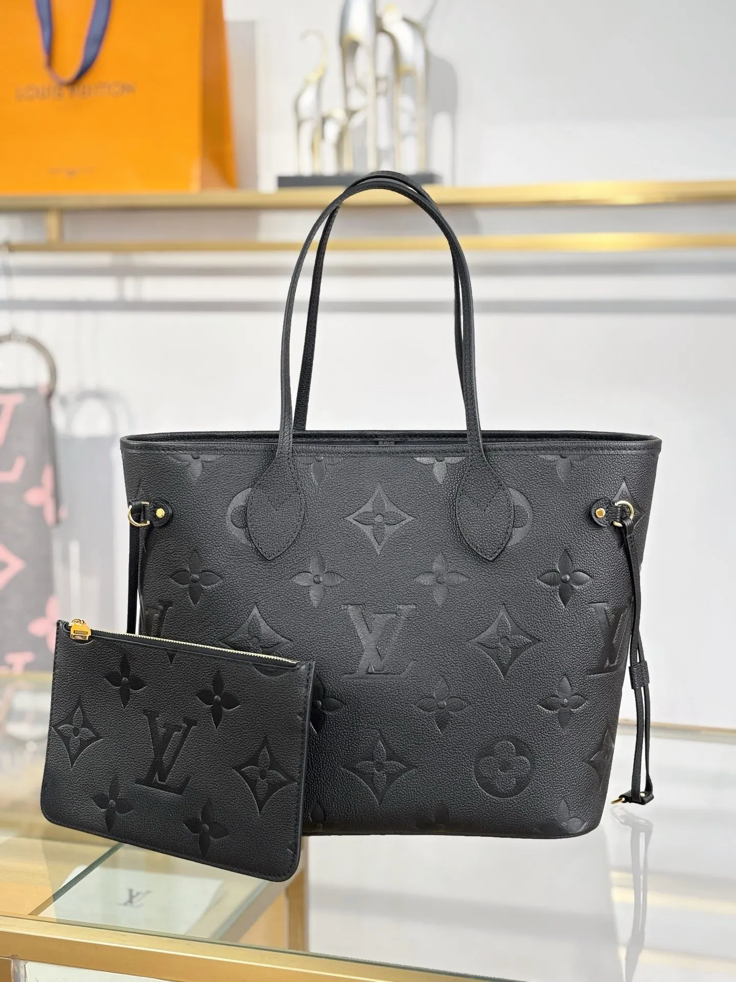 Neverfull 黑色 腋下包 复古腋下背款