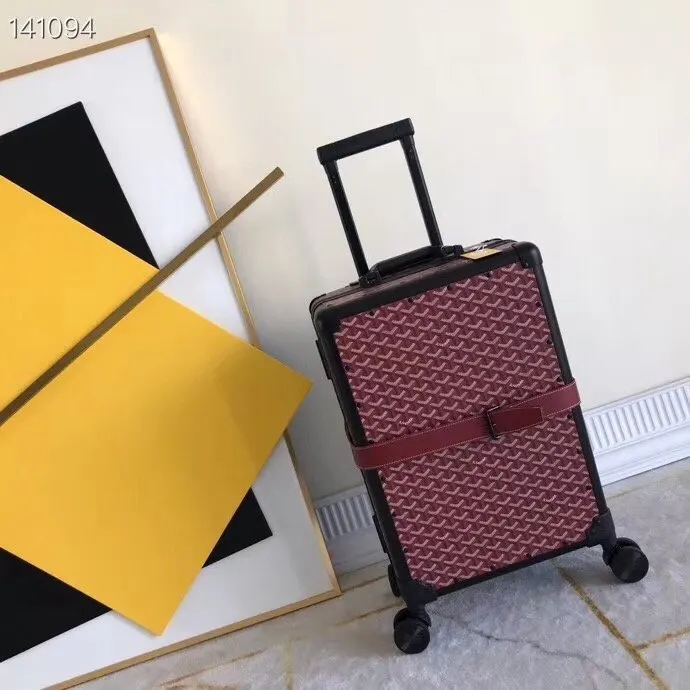 Goyard 戈雅 行李箱 拉杆箱 時尚新宠 復古形的 旅行拉杆款 輕便出行款