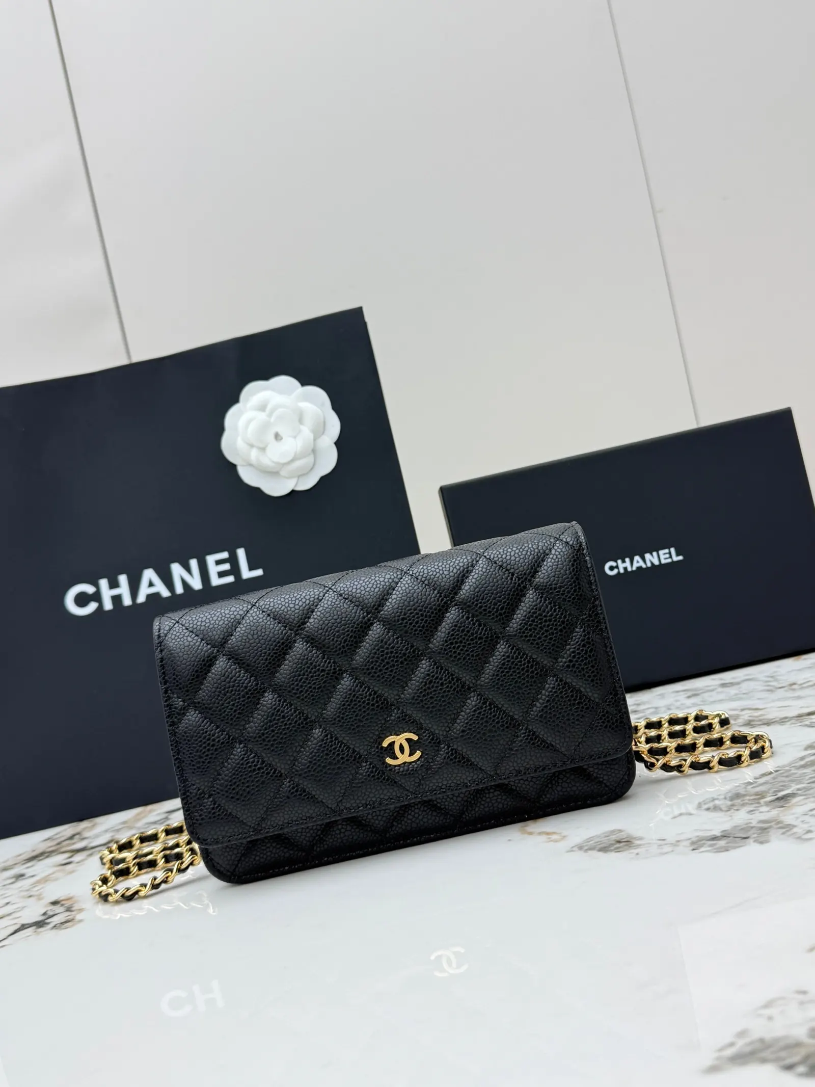 CHANEL 小牛皮 链条包 精致链条款