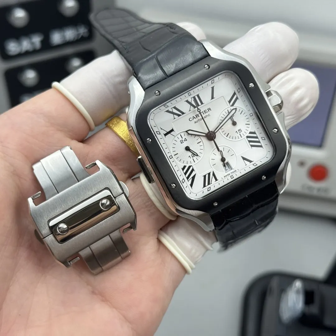 Cartier 批 卡地亚山度士SANTOS DE 系列腕表 手錶 經典腕表款