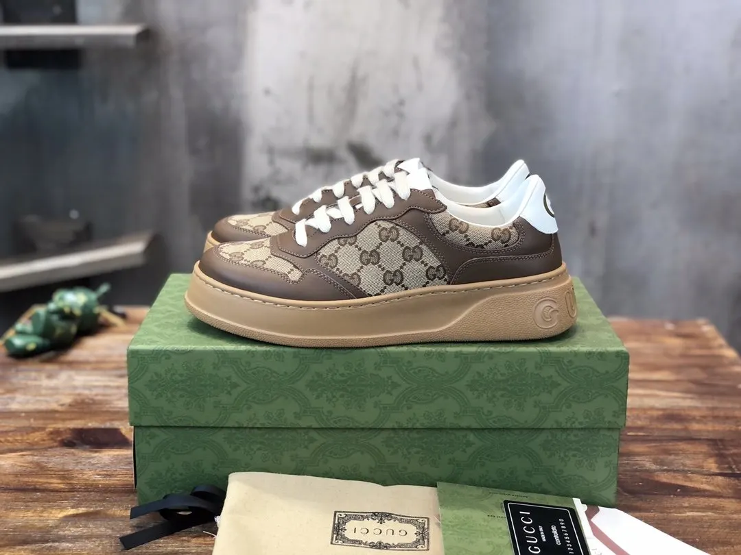 Gucci Logo casual sneakers, all-match 37