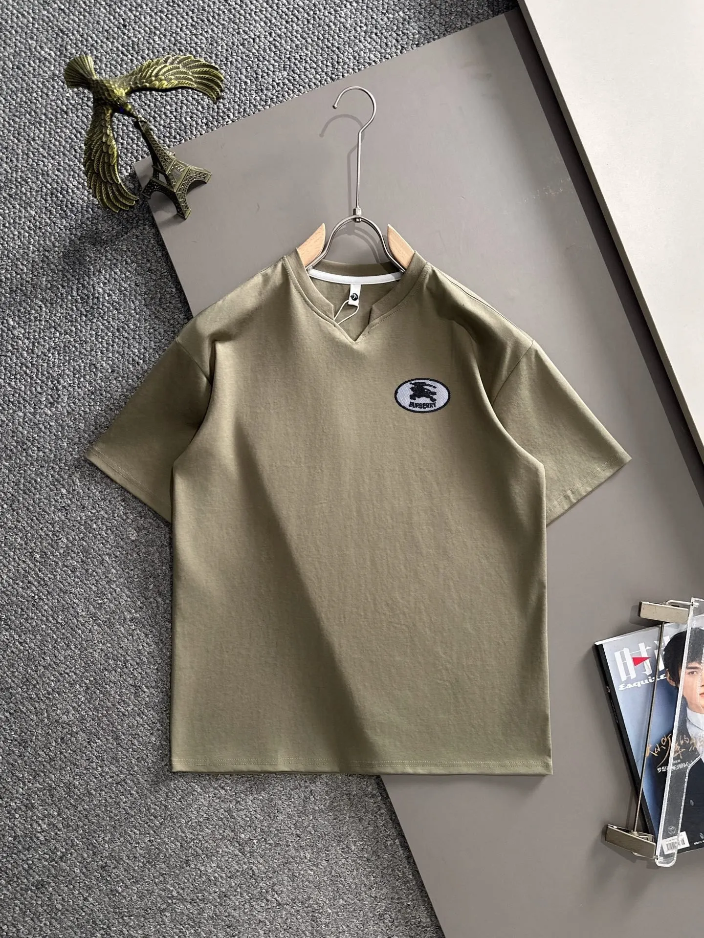 Burberry 刺繡 純棉 針織衫 質感針織款(數字1) Burberry 刺繡 純棉 針織衫 質感針織款(數字1)