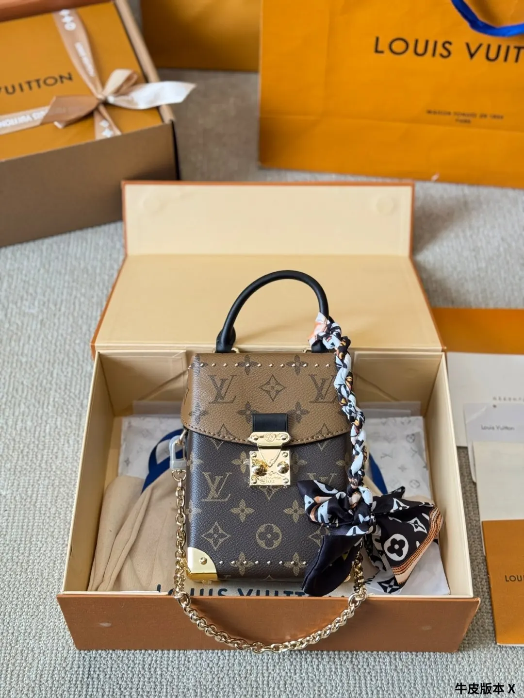牛皮 包 Box包 喜 斜背包 輕便斜挎款