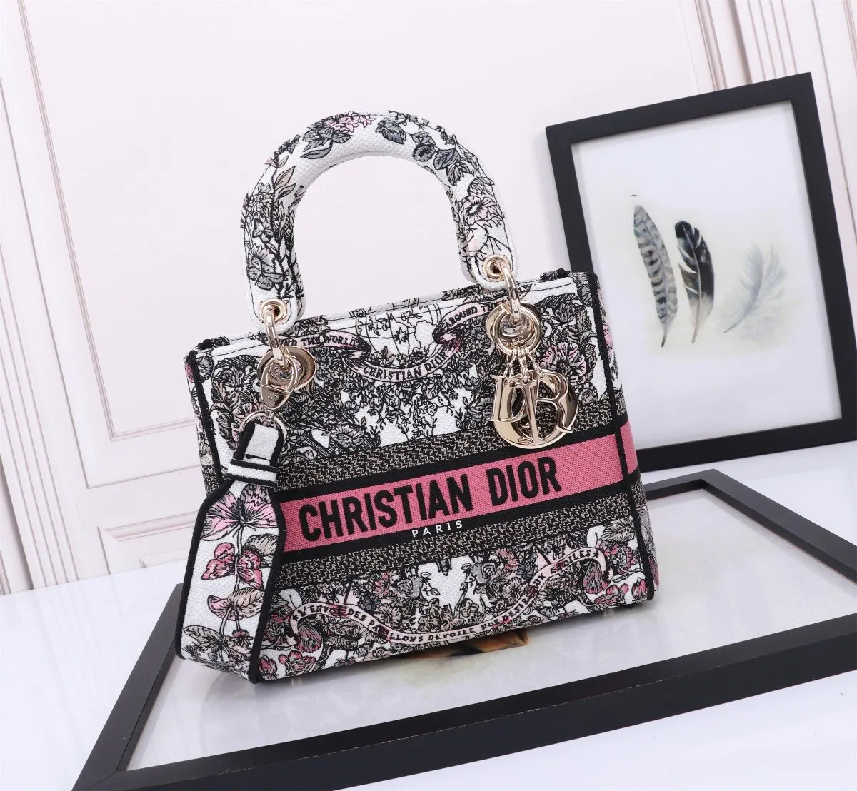 White Green Crossbody Bag Lightweight