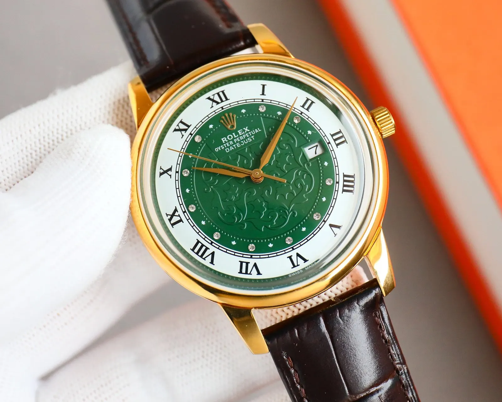 Rolex 小牛皮 劳力士 切利尼 一块彰显绅士风度 適合参 手錶 經典腕表款