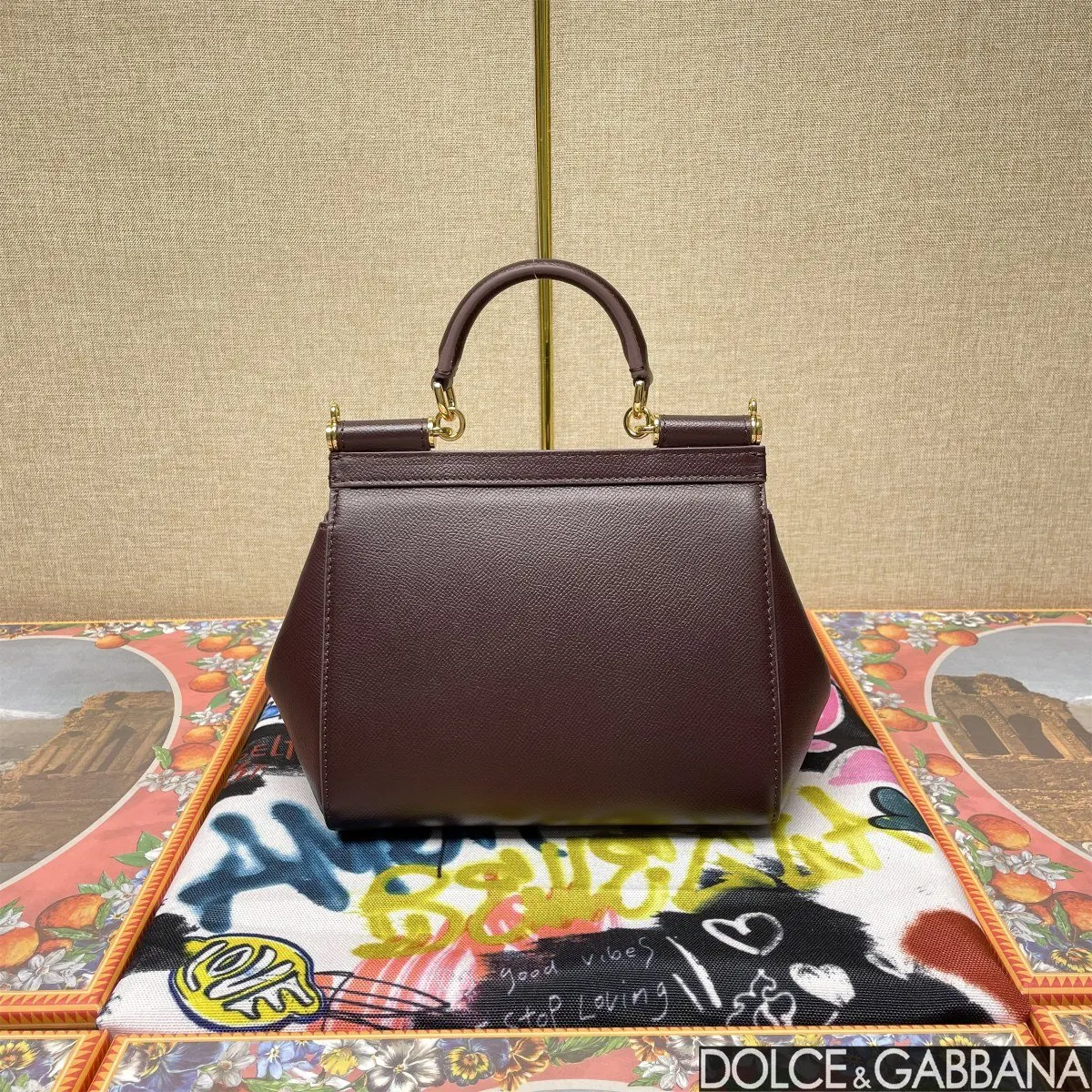 酒紅 Dolce Gabban杜嘉班纳 收納包 旅行收納款