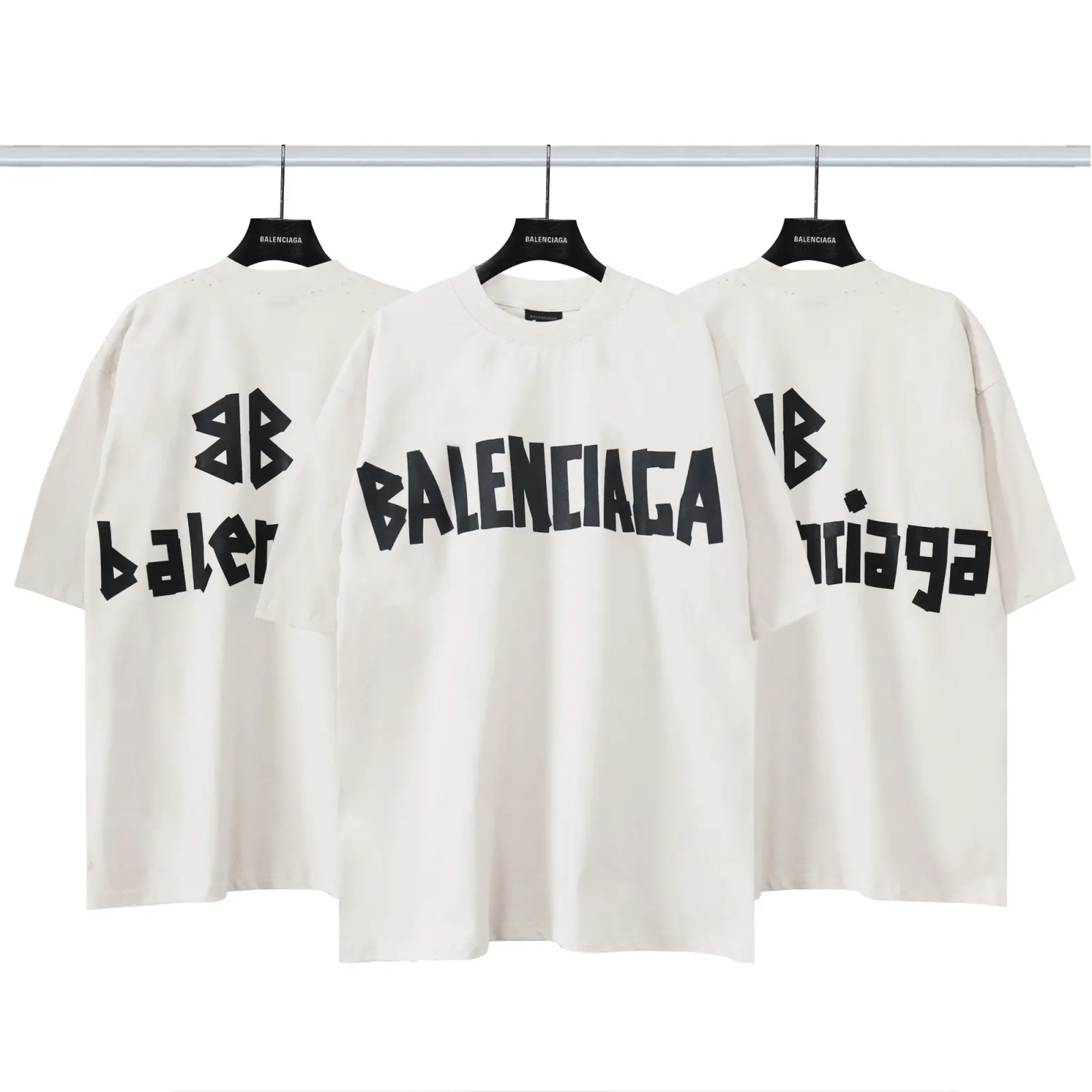 Balenciaga Short Sleeve T-Shirt Street Casual