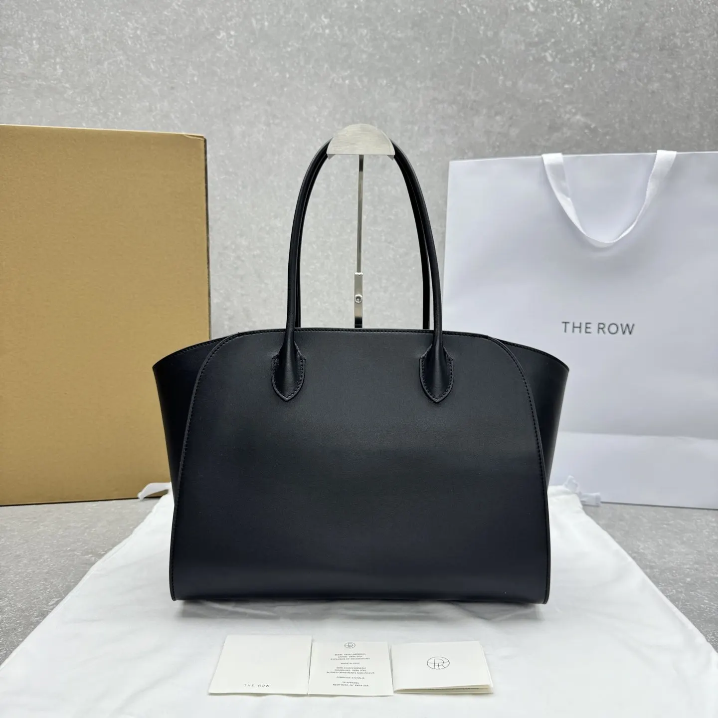 Black Tote Bag Leather
