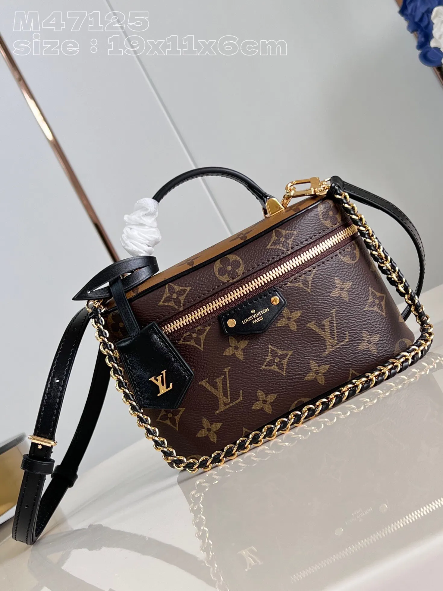 LV 帆布 鏈條包 精致鏈條款