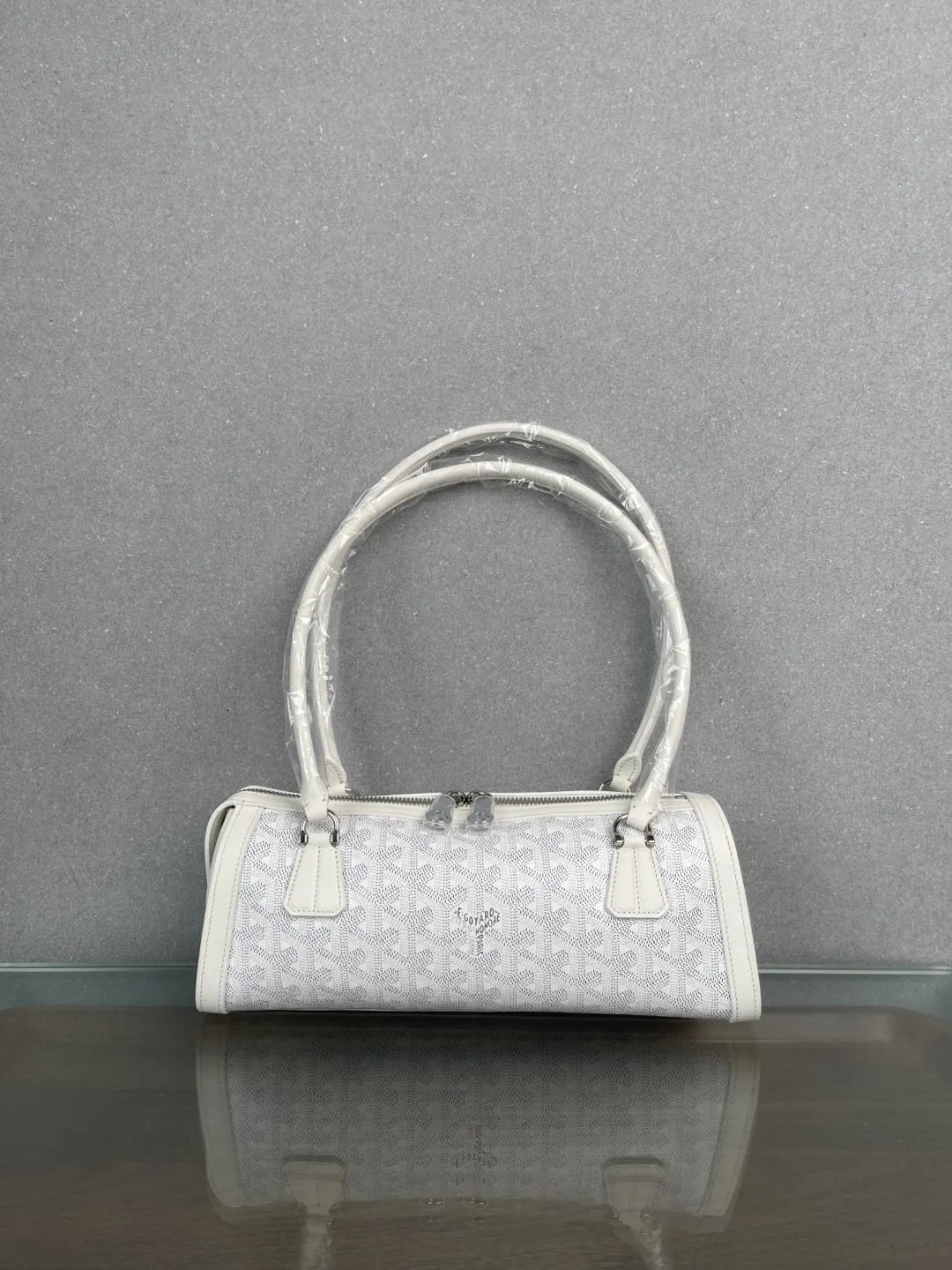 Goyard Blue Hobo Shoulder Bag Vintage Leather