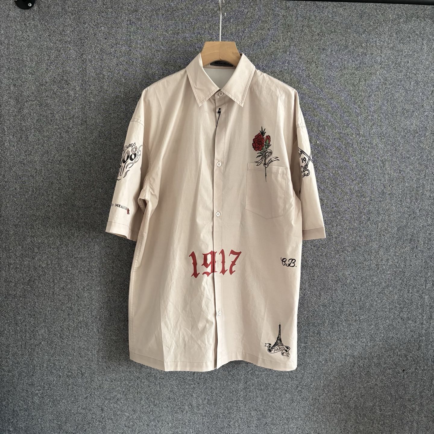 Balenciaga 純棉 短袖T恤 街頭休閒款