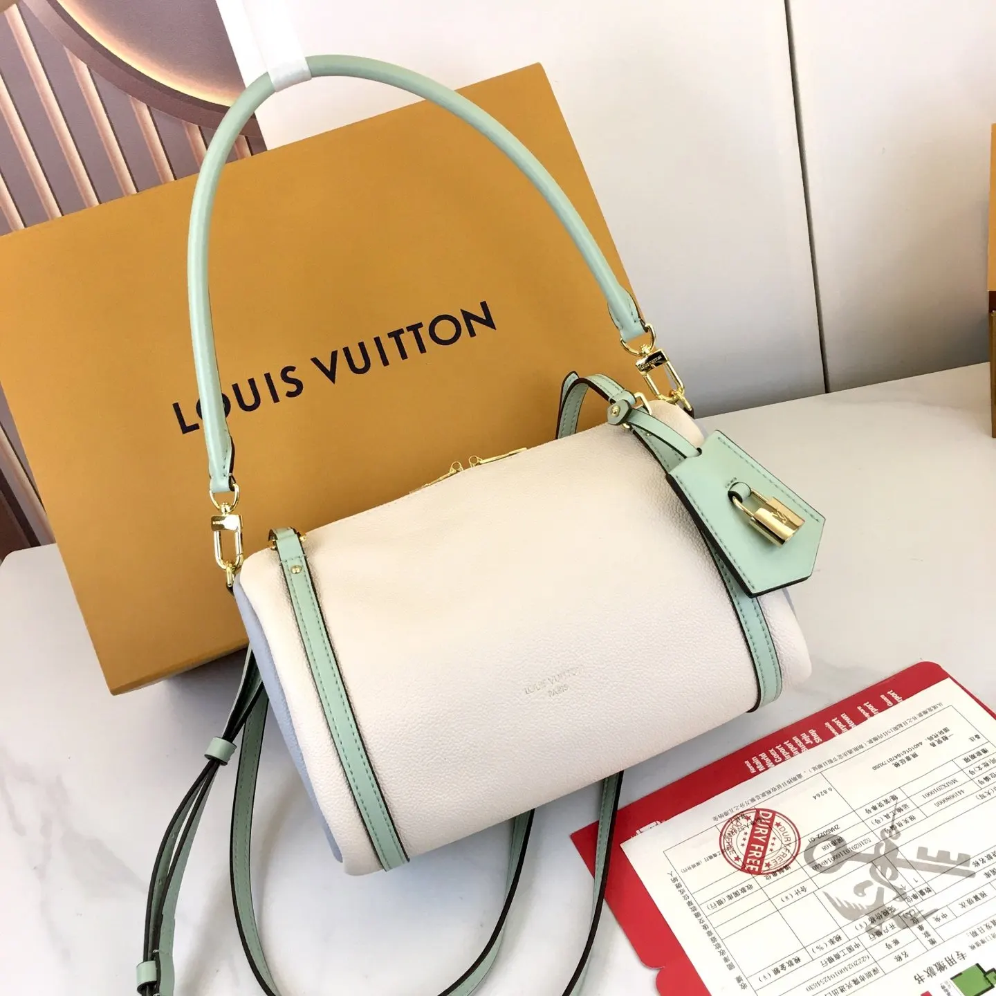 LV Keepall 牛皮 旅行袋 大容量旅行款
