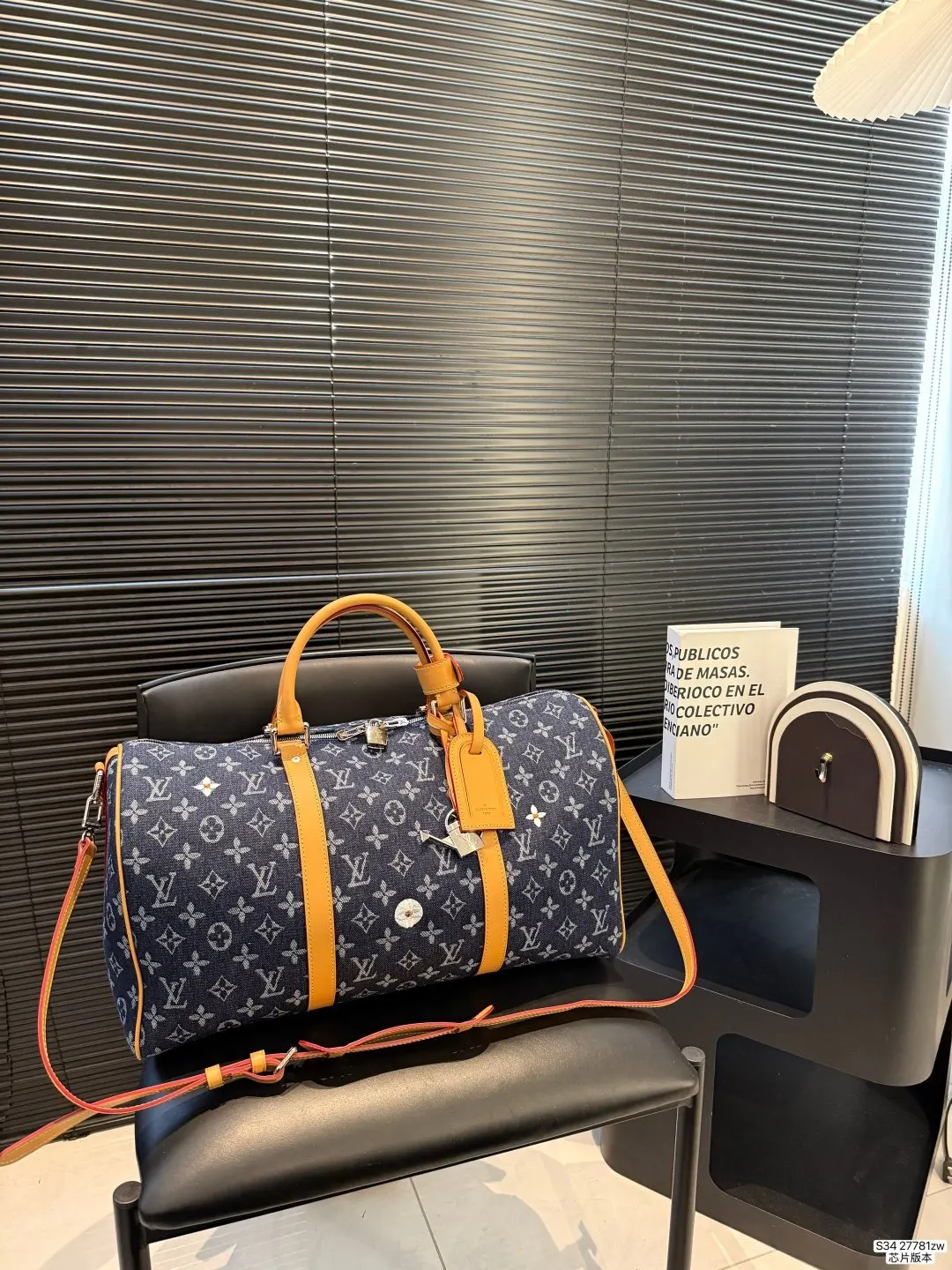 LV Keepall 老花 牛仔 Mo旅行袋 大容量旅行款