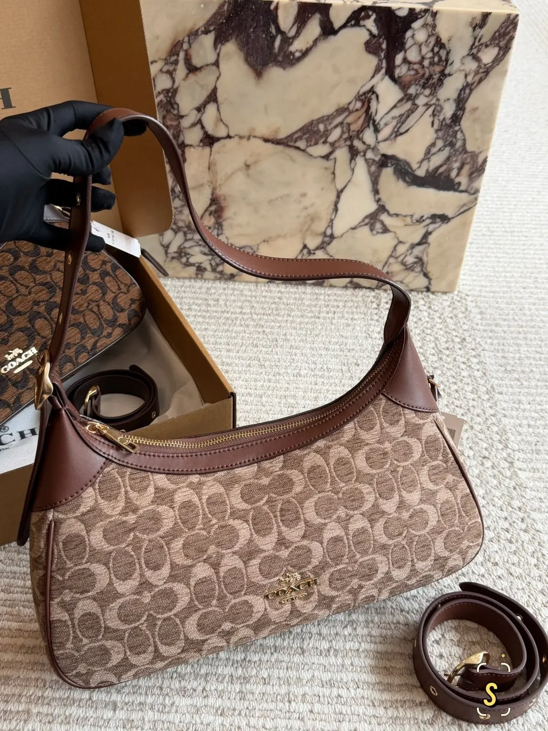 Brown Monogram Organizer Pouch Travel