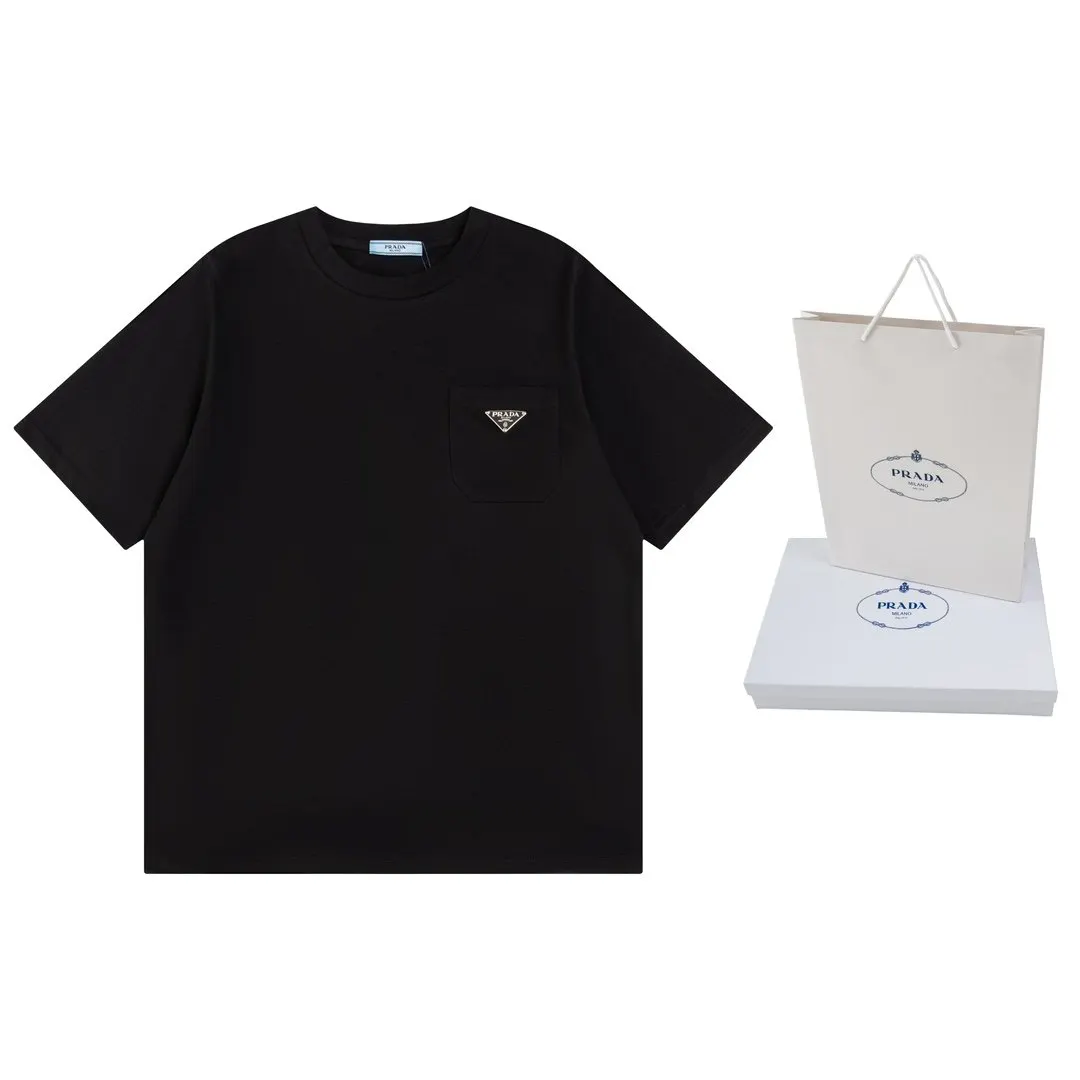 Prada Cotton Short Sleeve T-Shirt Casual Versatile