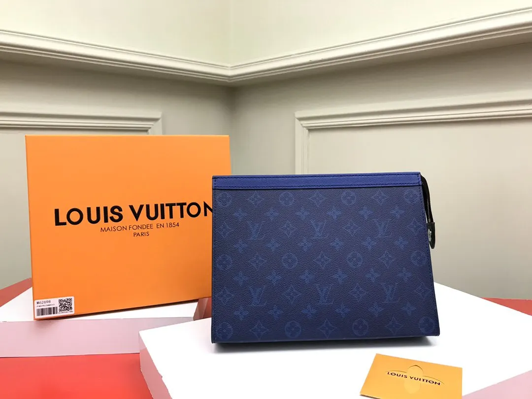 藍色 帆布 藍色 此款小巧而时髦的Pochette 旅行袋 大容量旅行款