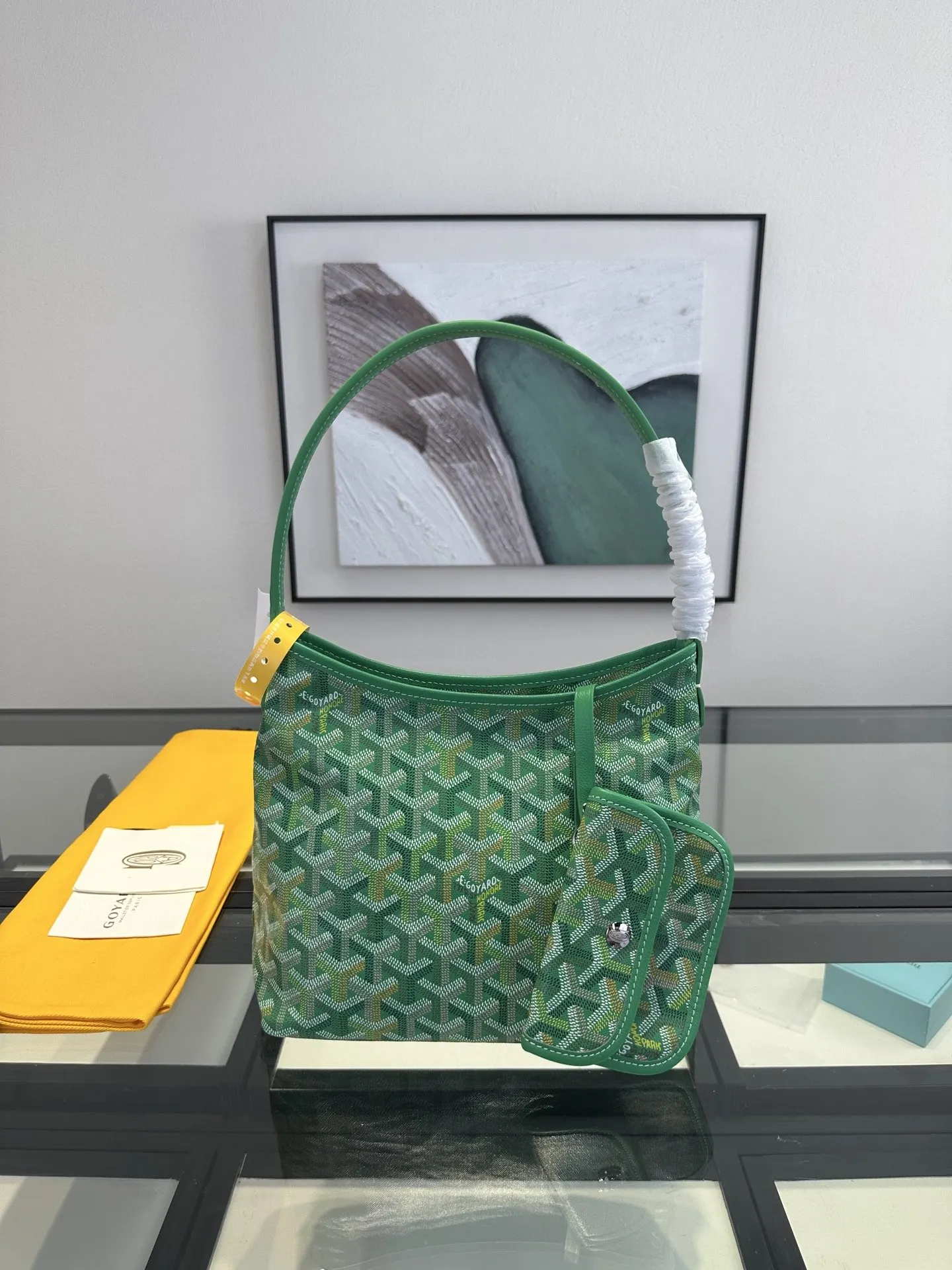 Goyard Hobo 戈雅 迷你hobo 腋下包 草地綠 四季炫彩 托特包 大容量托特款