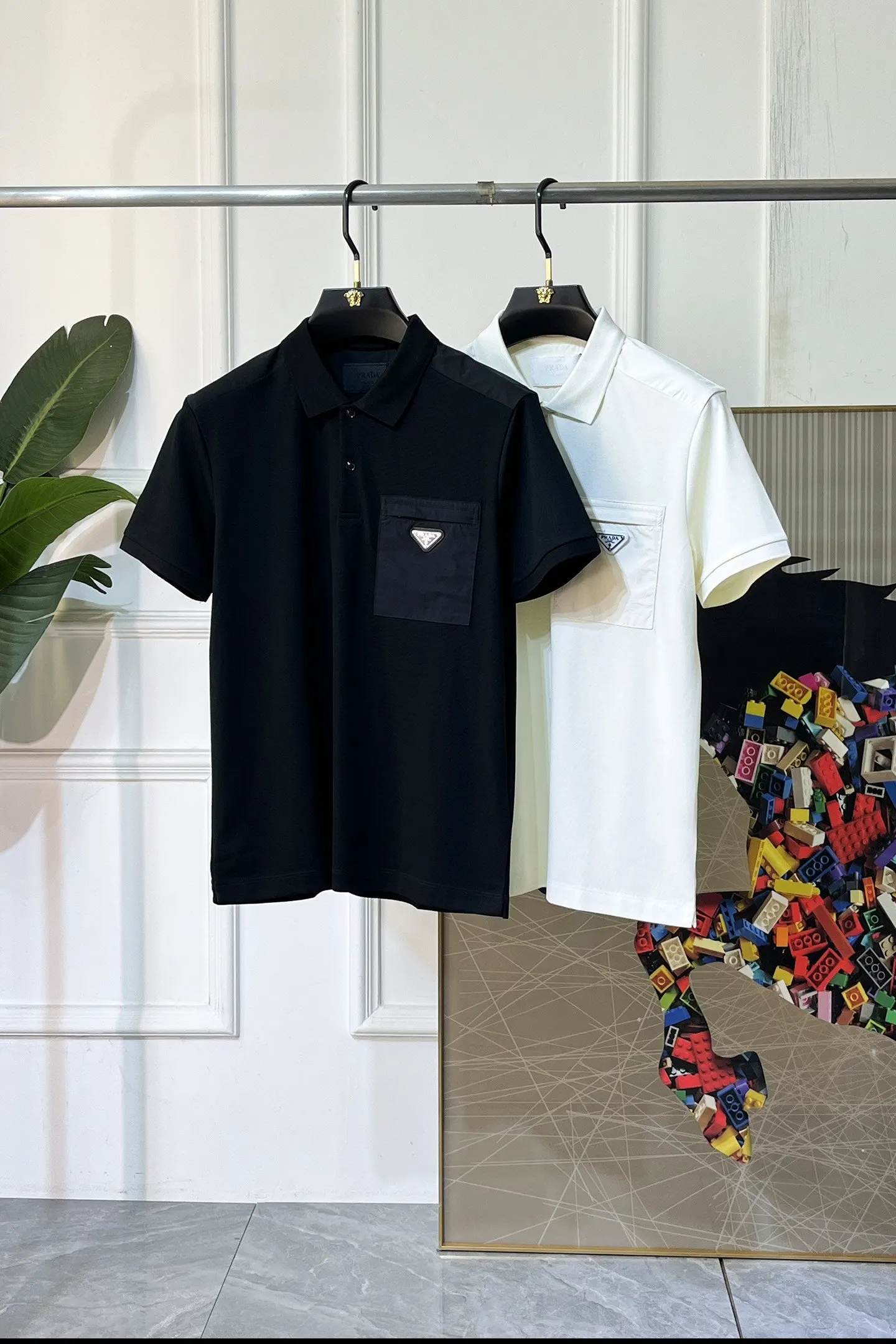 PRADA 棉质 Logo Polo衫 休閒百搭款