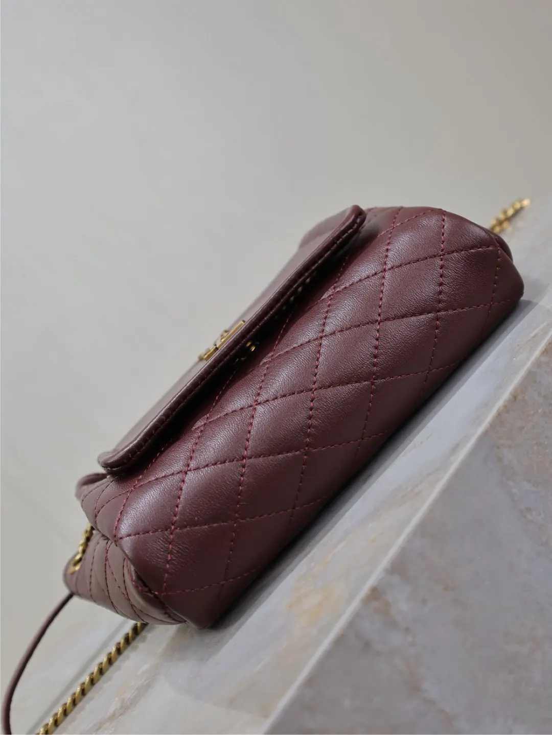 Gold Hobo Shoulder Bag Vintage