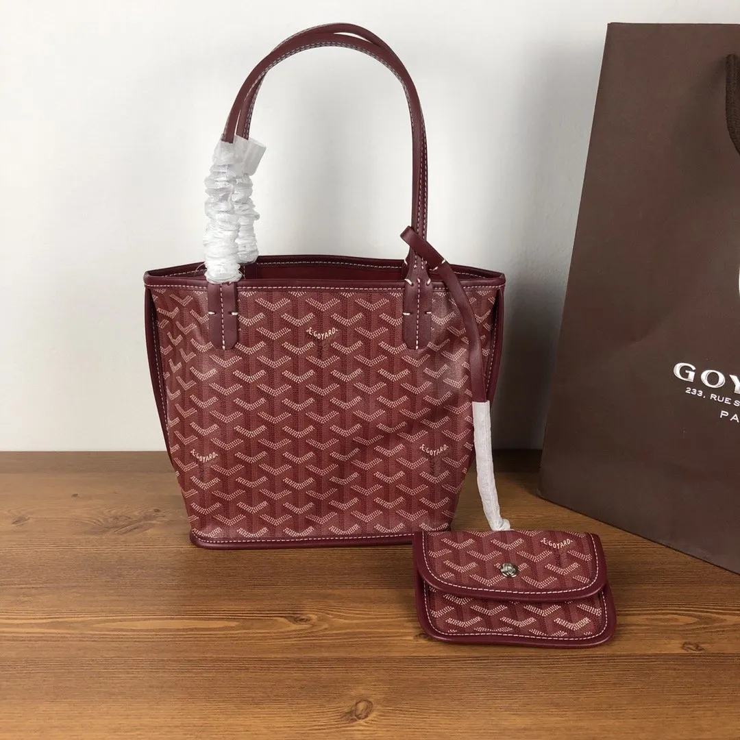 Goyard 双面对花mini购物袋多色低调又經典的Y字花纹 非常 旅行袋 大容量旅行款