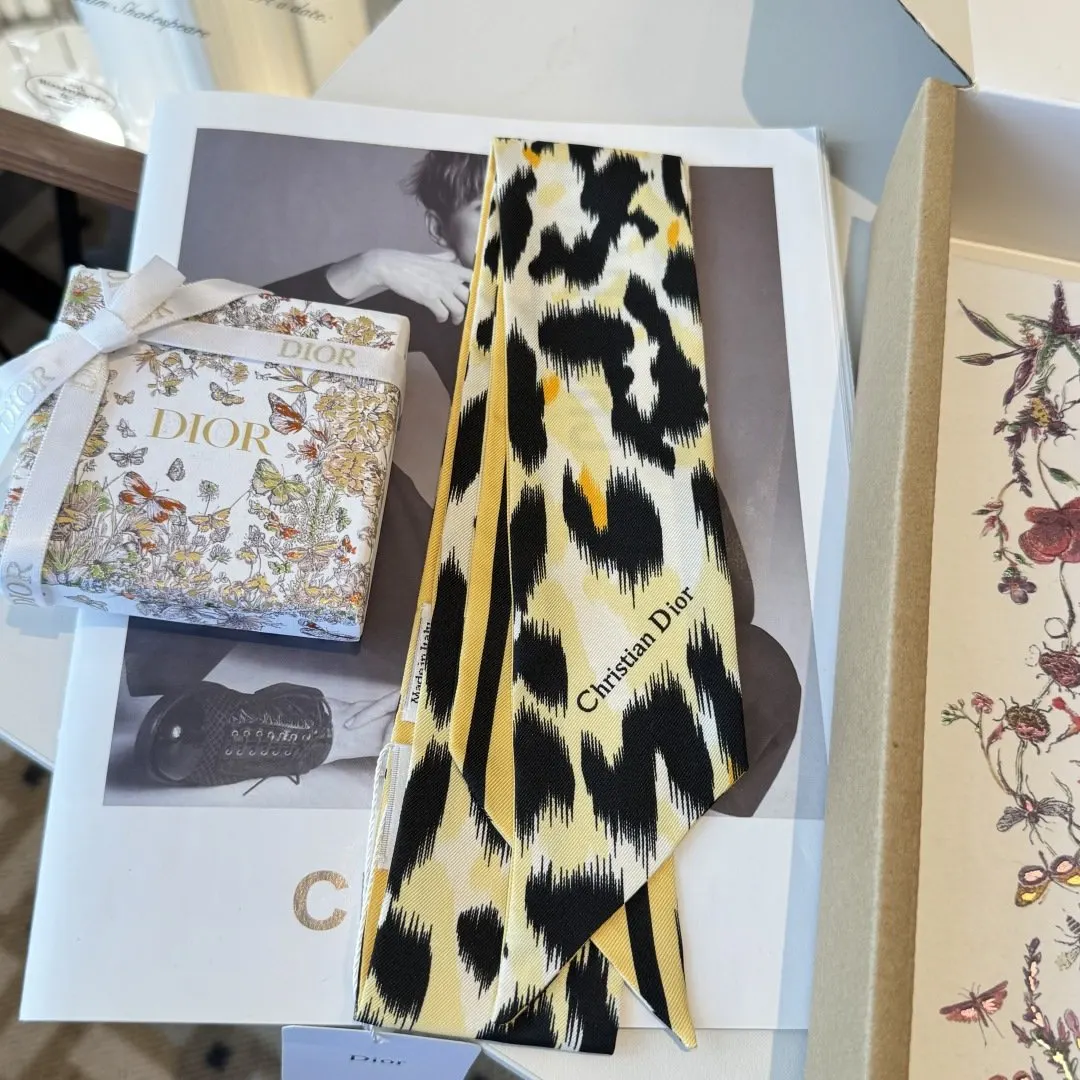 Dior silk headband, exquisite accessories