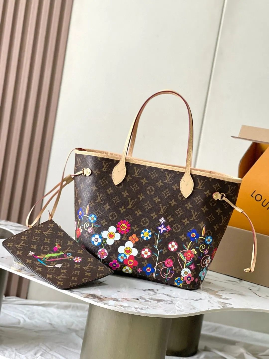 Neverfull 老花 單肩包 日常單肩背款