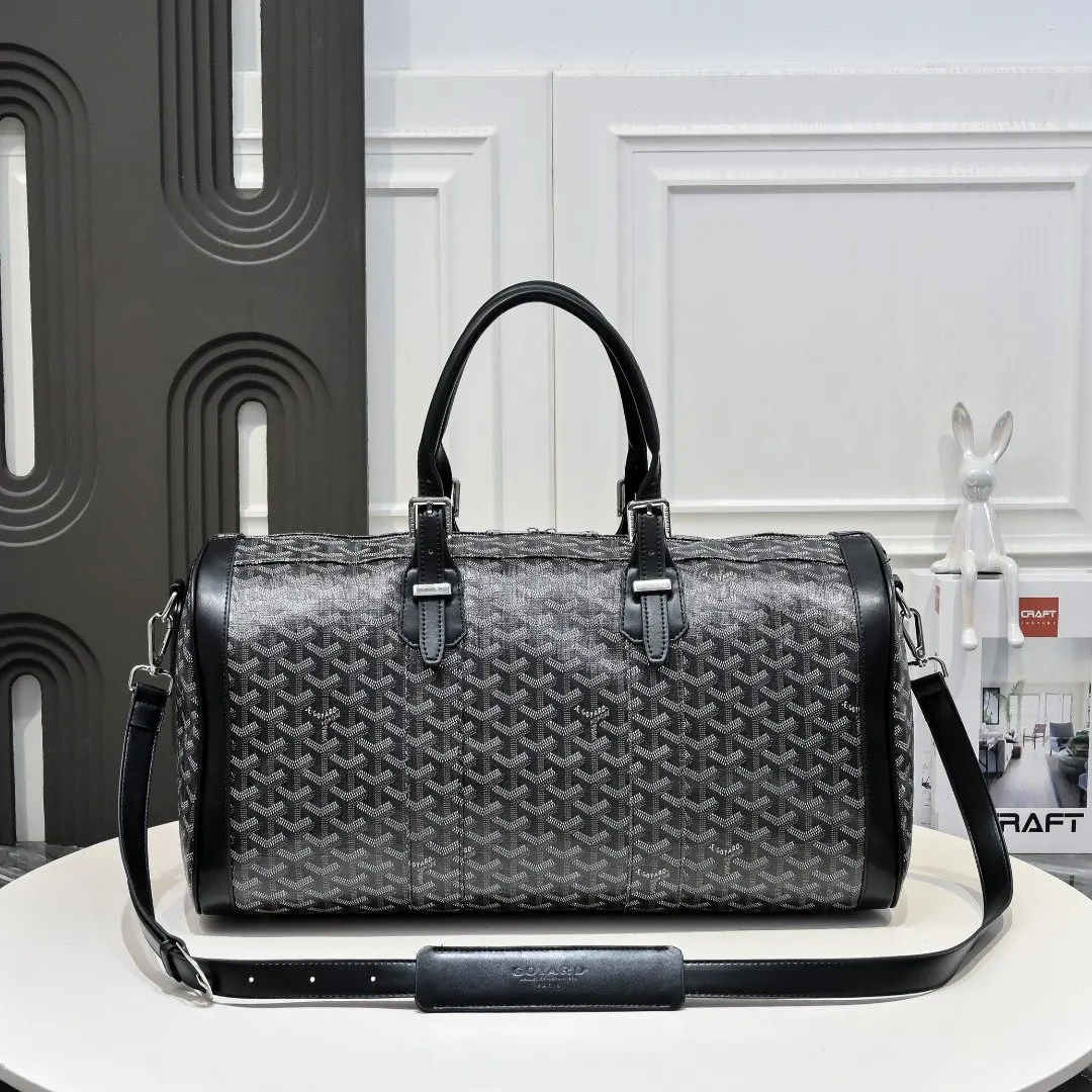 Goyard 黑色 牛皮 旅行袋 大容量旅行款