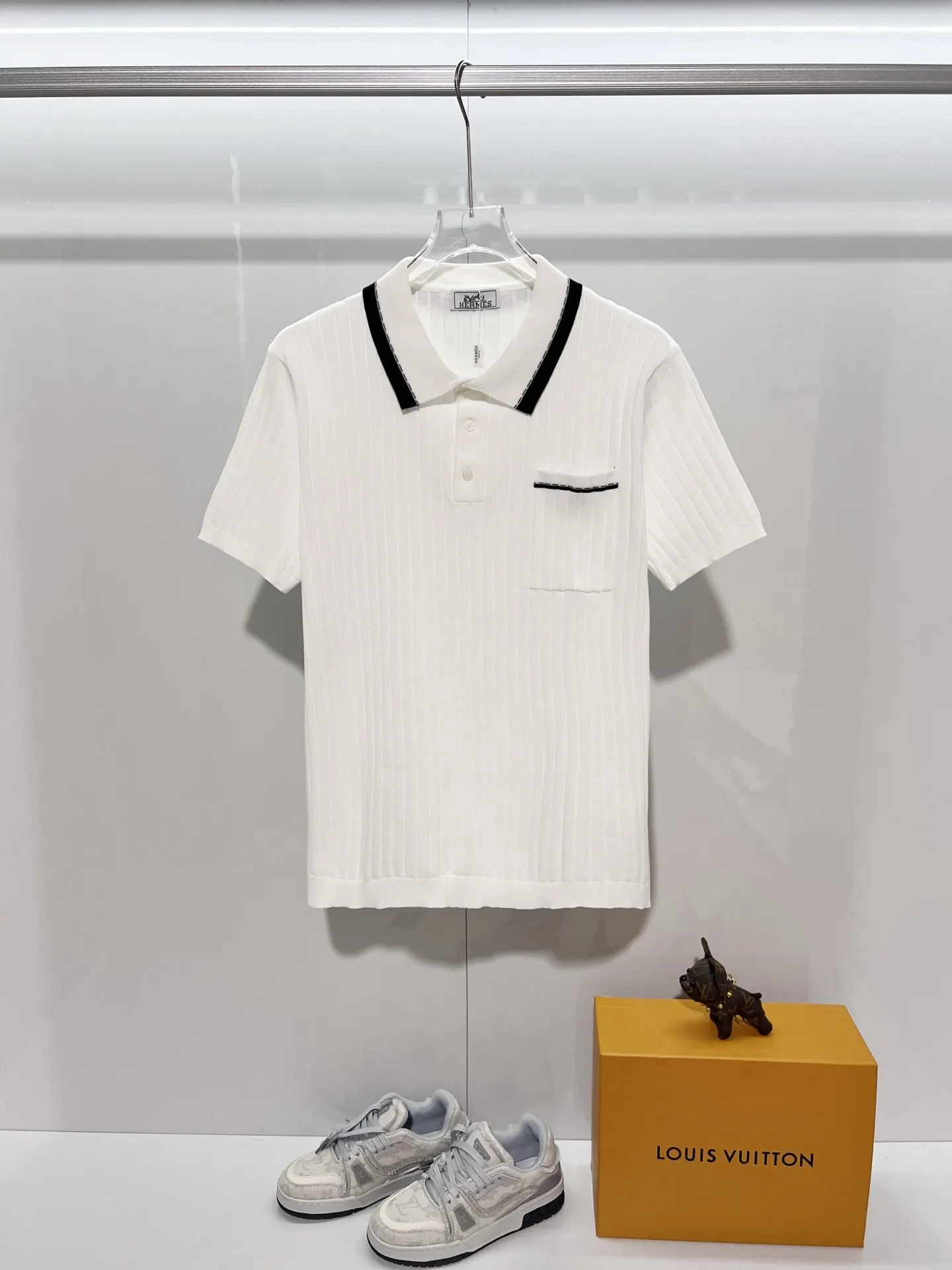 Hermes 宝兰色 針織衫 高級休閒款