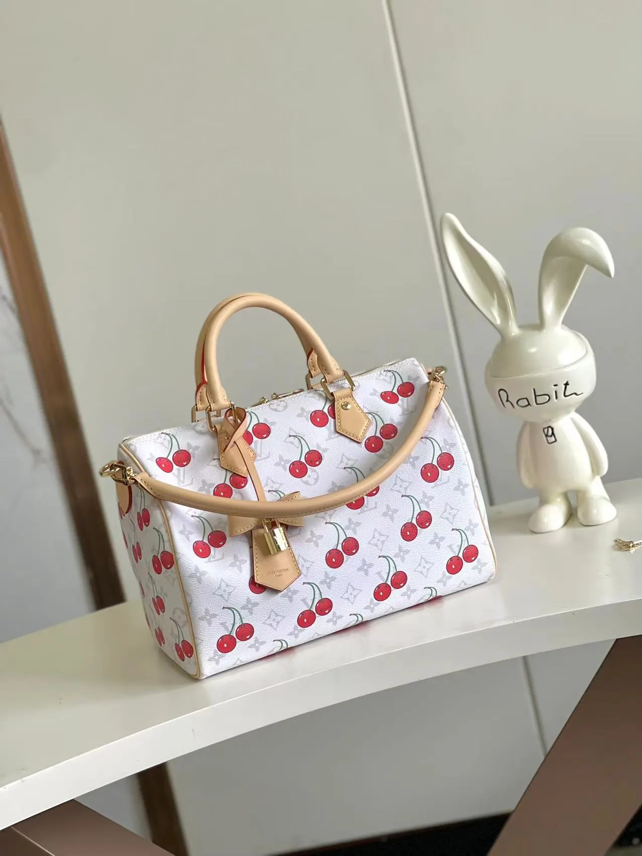 LV Speedy 白色 牛皮 单肩包 日常单肩背款