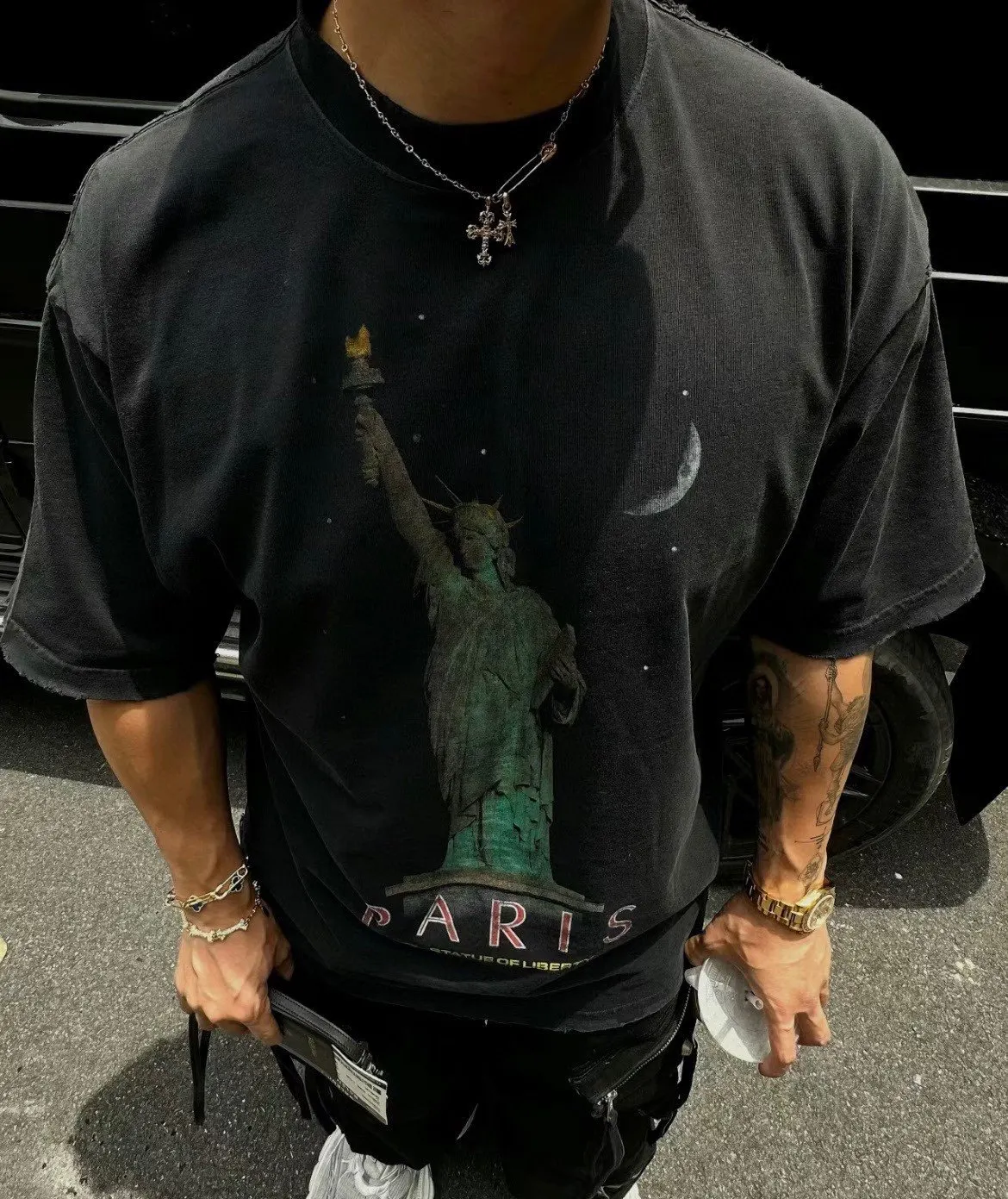 Balenciaga Short Sleeve T-Shirt Street Casual