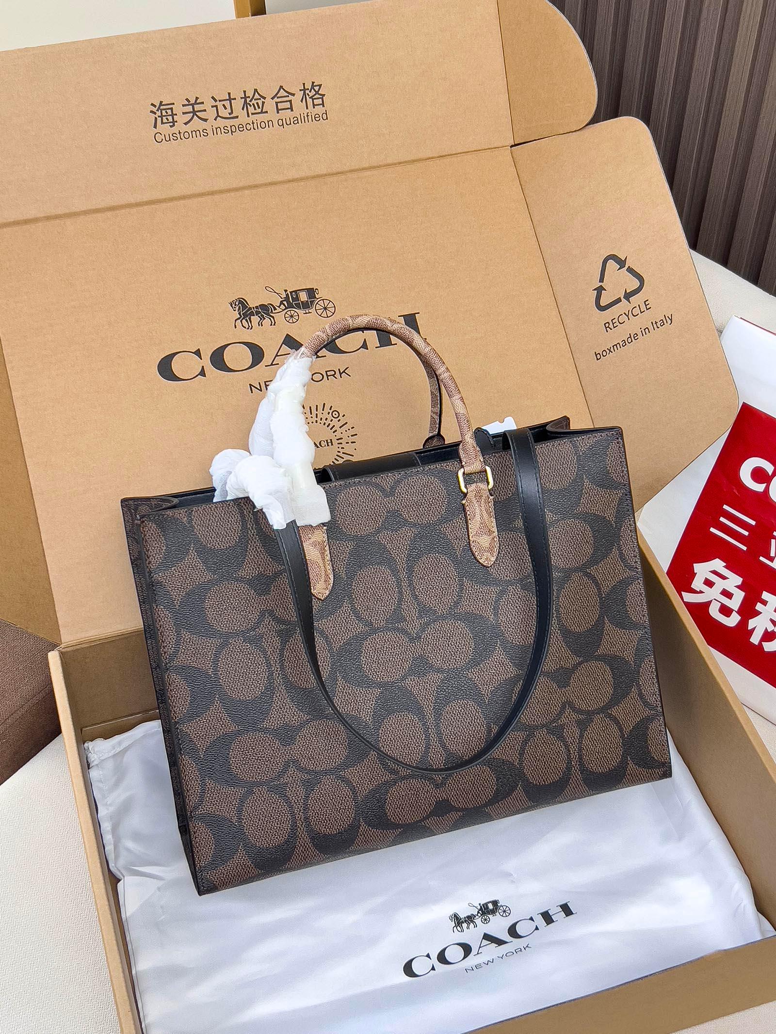 Black Monogram Tote Bag