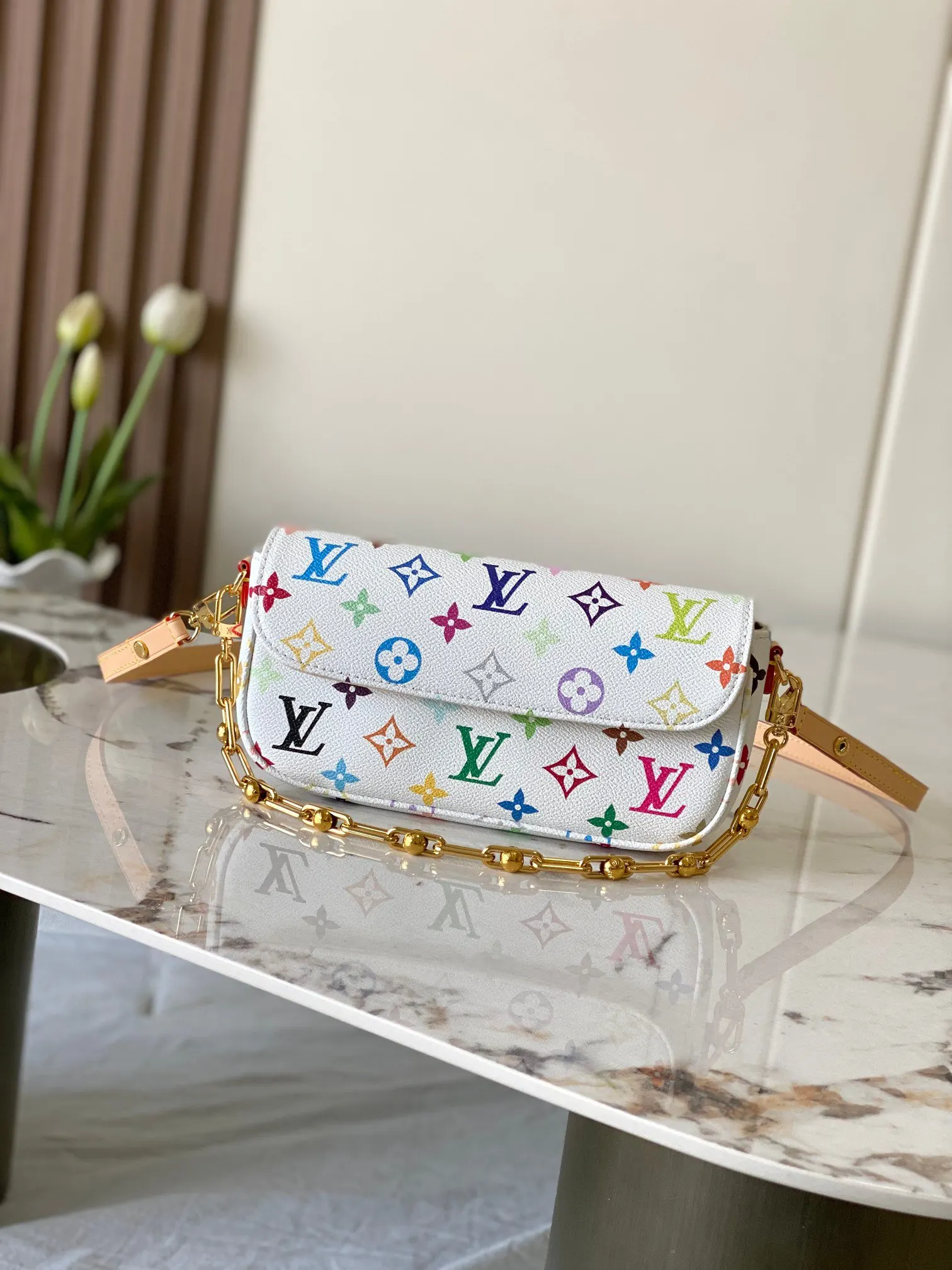LV 帆布 加强版 半钢五金 Wallet On 链条包 精致链条款
