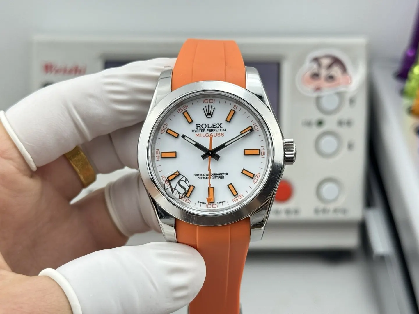 Rolex 藍色 綠色 VS格磁系列 闪电 綠面 藍面 黑面 白面 数字面 手錶 經典腕表款