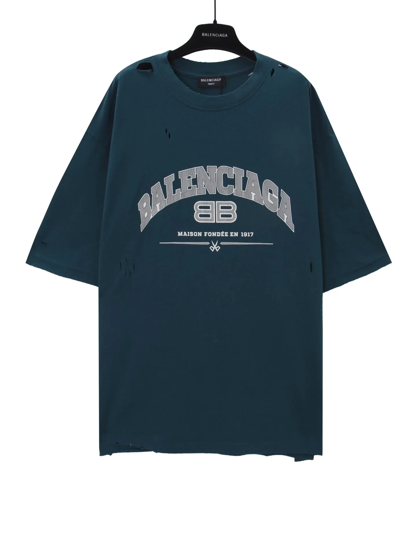 Balenciaga Logo Short Sleeve T-Shirt Street Casual