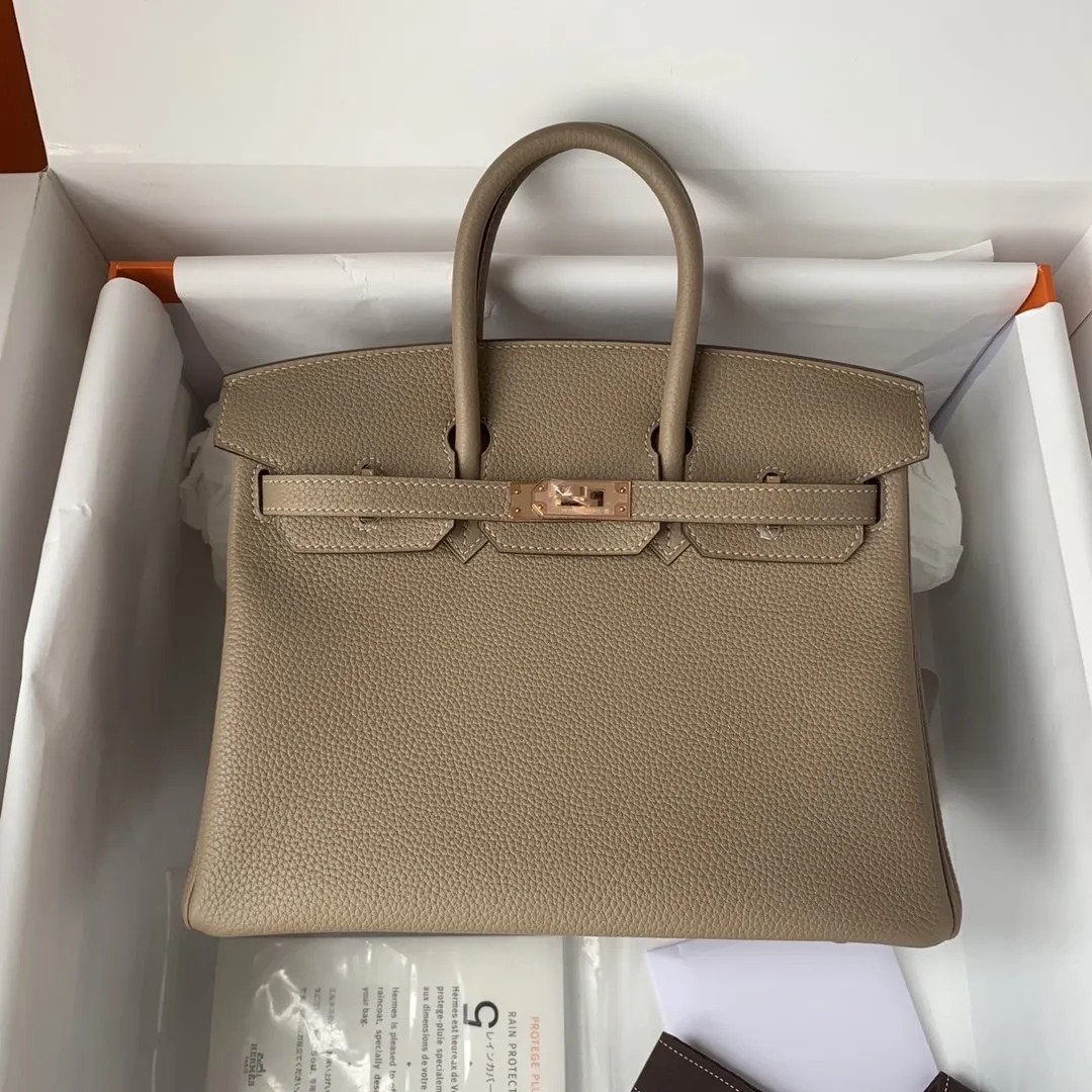Hermes Birkin 都可接受定制哦 牛皮 手提包 25cm 經典款