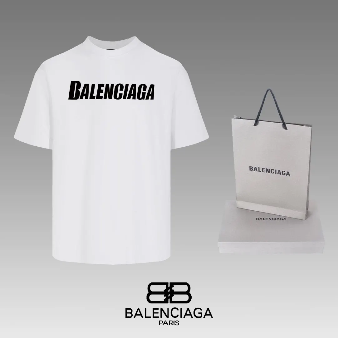 Balenciaga 黑色 短袖T恤 宽松休閒款