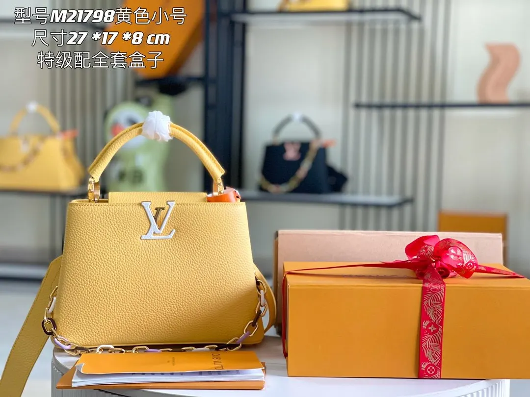 Yellow Chain Bag