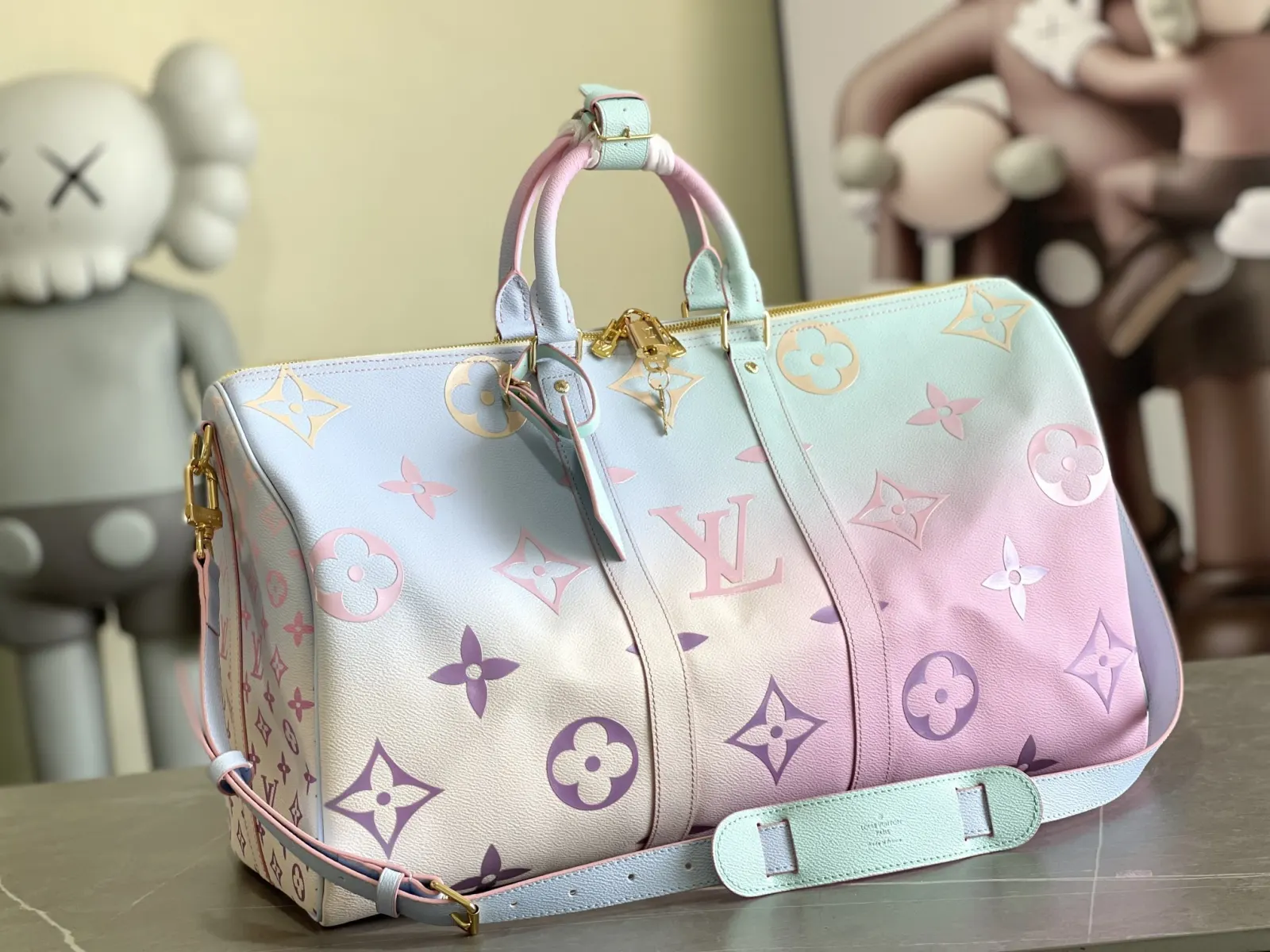 LV Keepall 牛皮 旅行袋 大容量旅行款