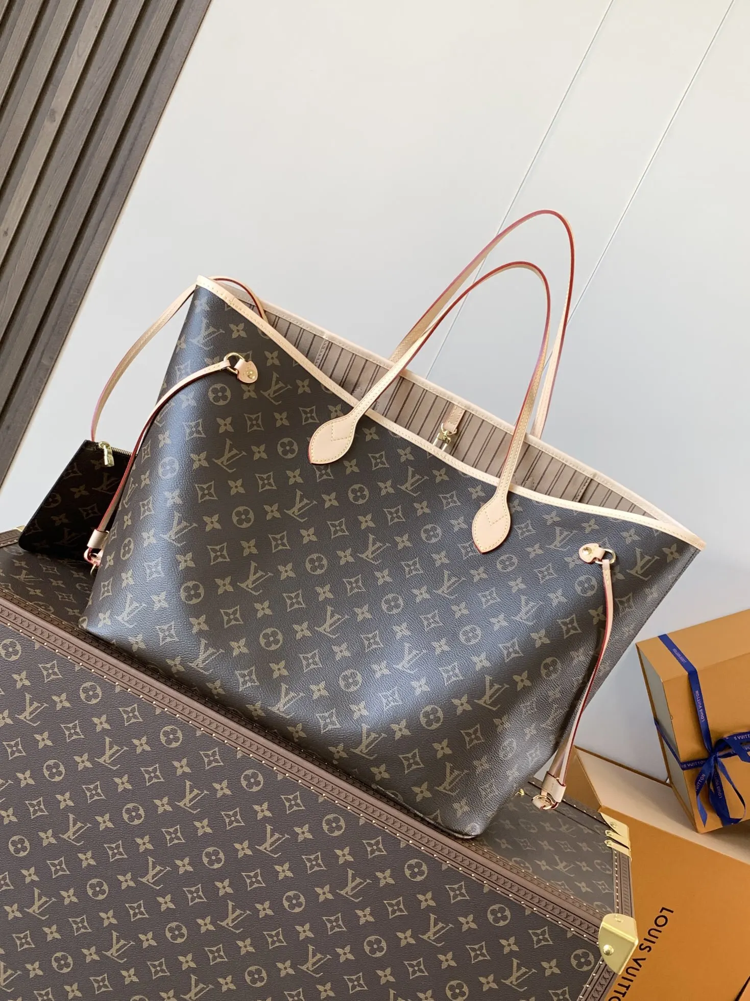 Neverfull 牛皮 托特包 大容量托特款