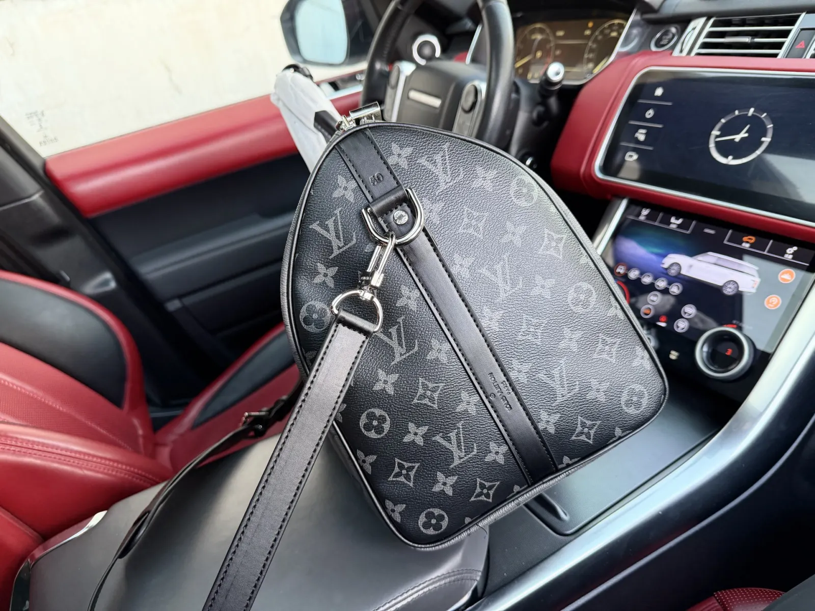 LV Keepall 老花 拼色 牛皮 旅行袋 大容量旅行款