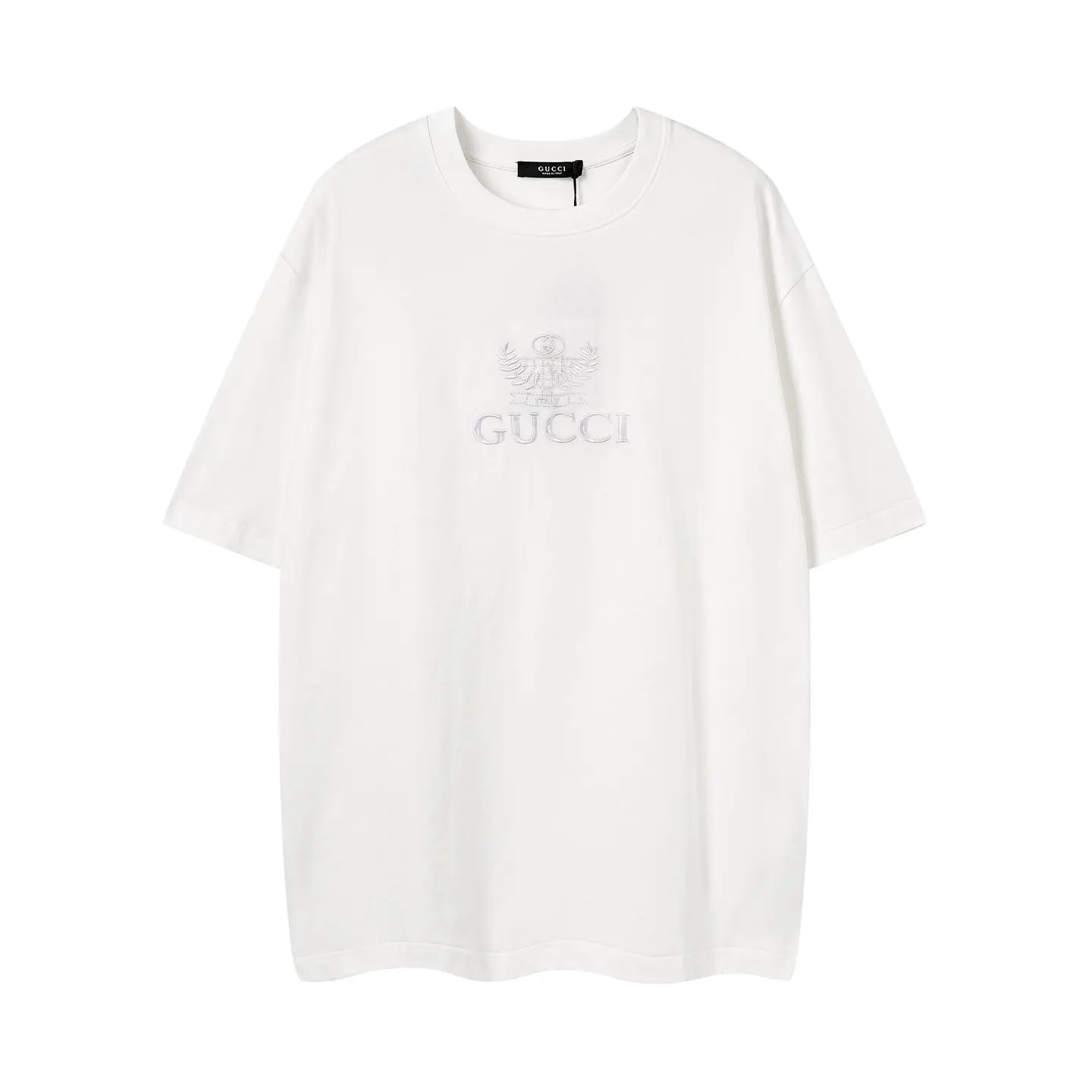 Gucci Double G Embroidery Short Sleeve T-Shirt 13