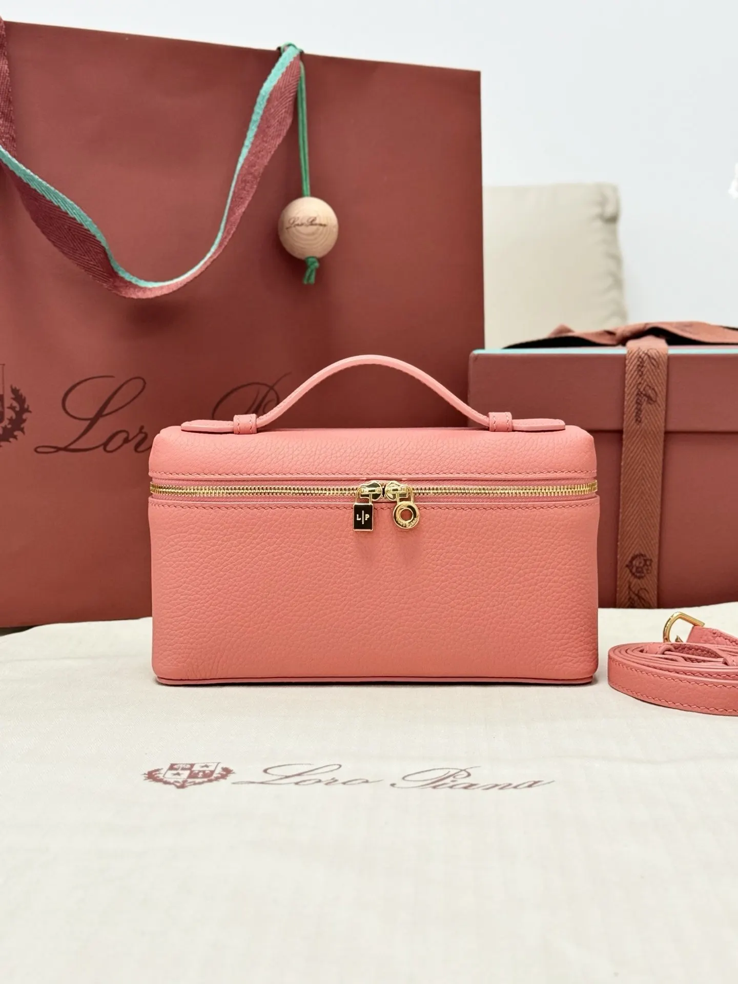 Gold Clutch Bag Leather