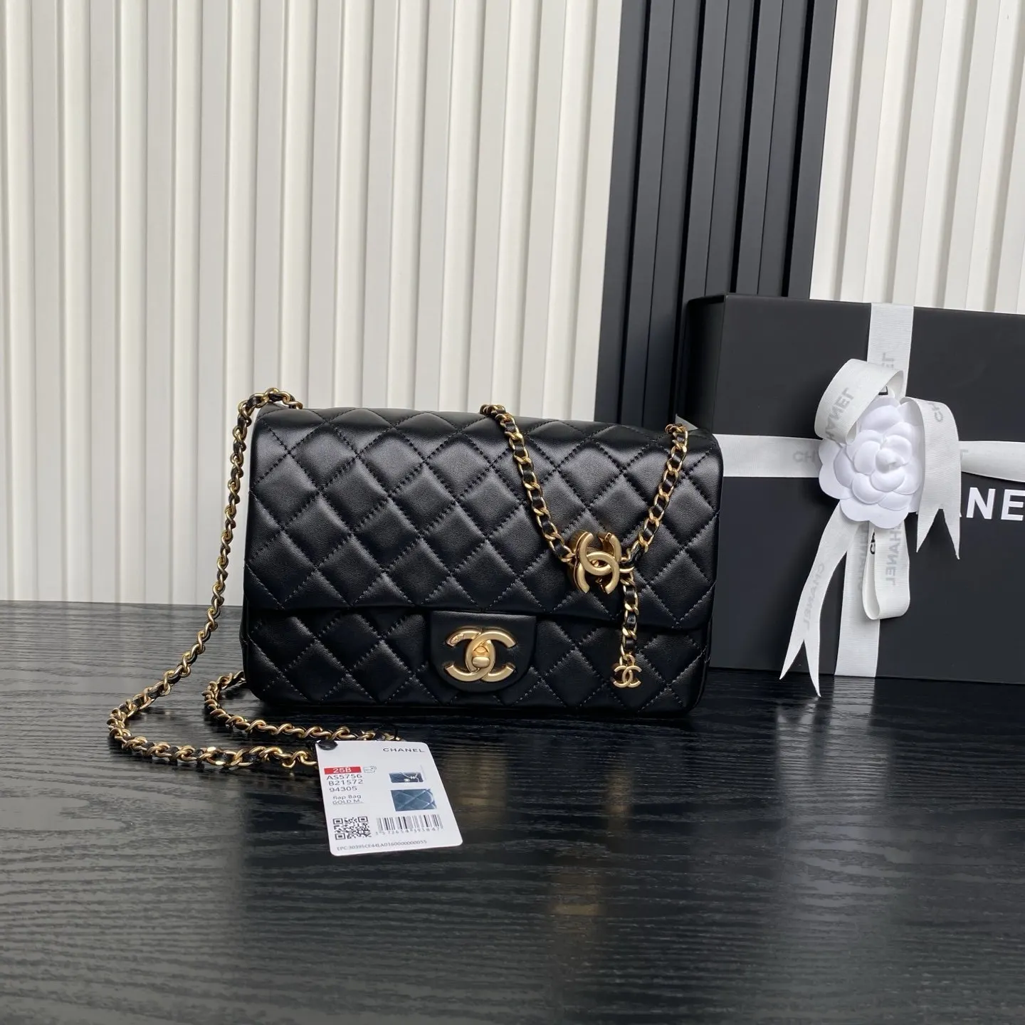 CHANEL 金色 羊皮 鏈條包 精致鏈條款