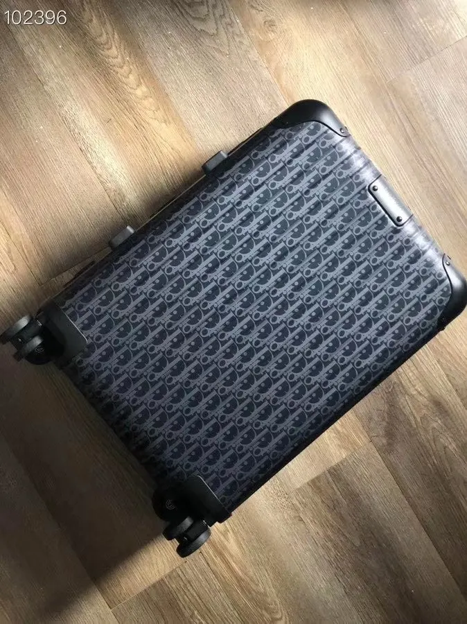 Dior Black Suitcase Travel Lightweight