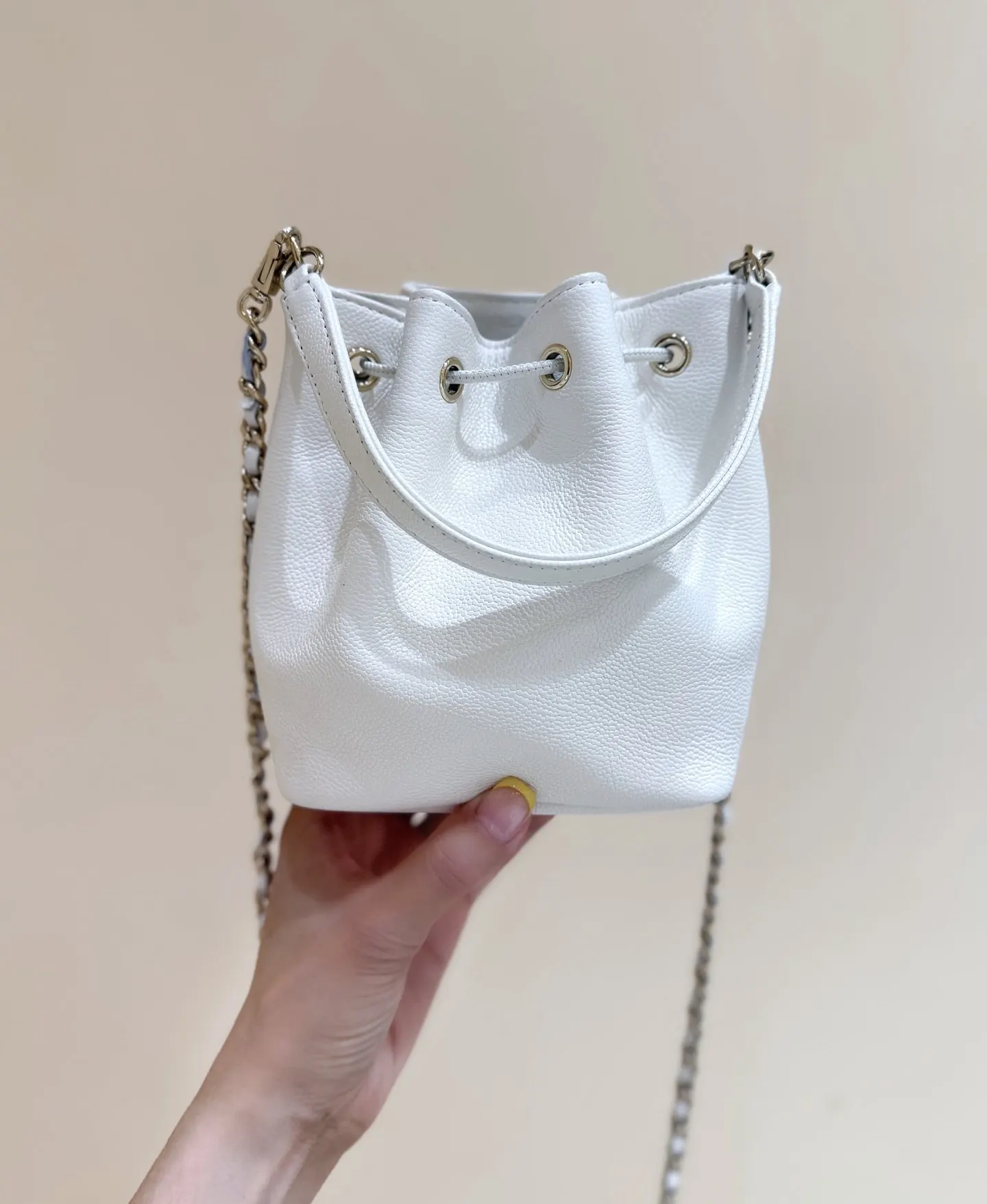Bucket Bag Casual Leather