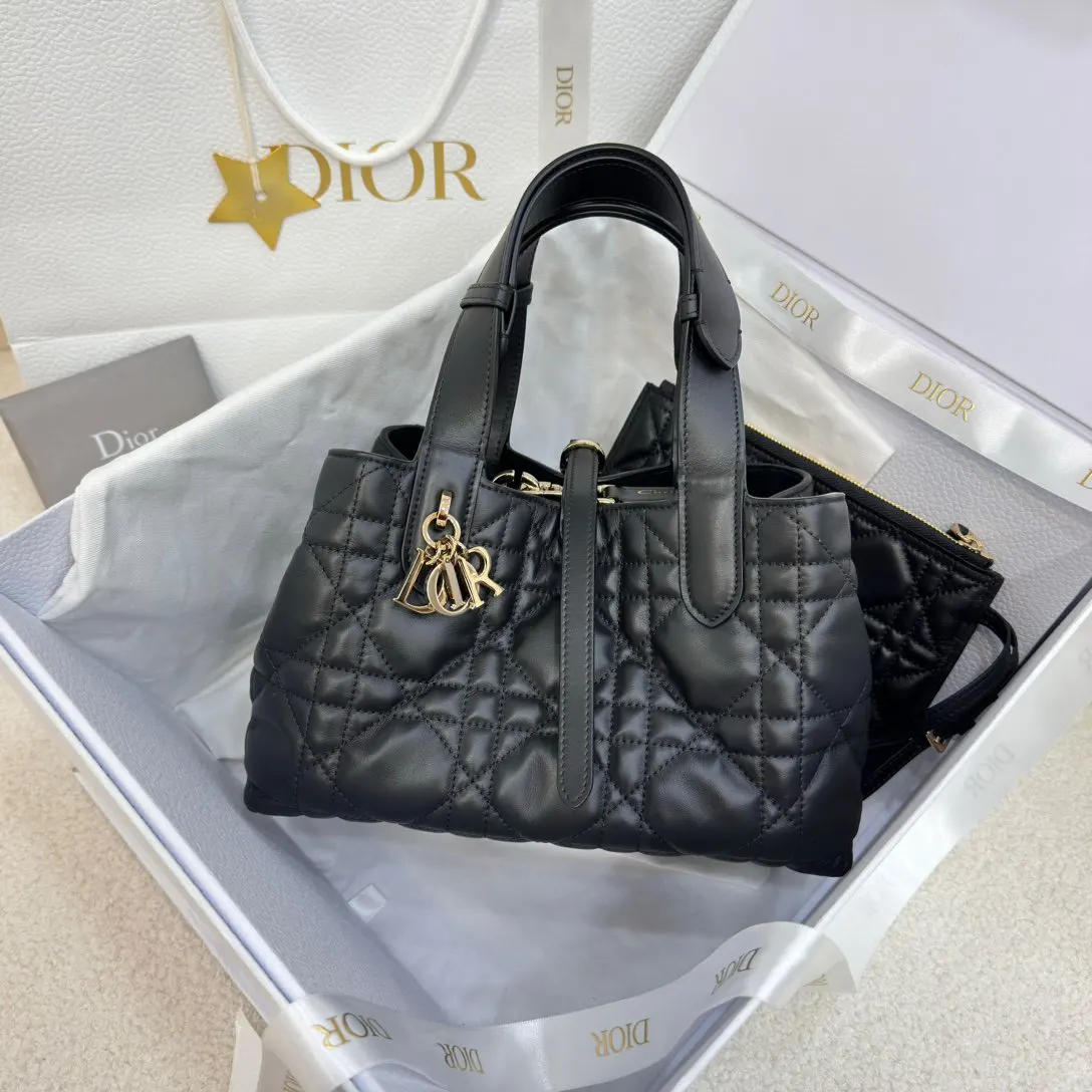 Black Tote Bag Leather