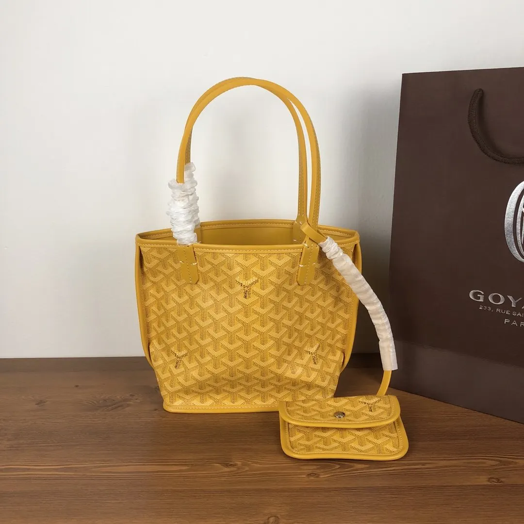 Goyard 双面对花mini购物袋多色低调又經典的Y字花纹 非常 旅行袋 大容量旅行款